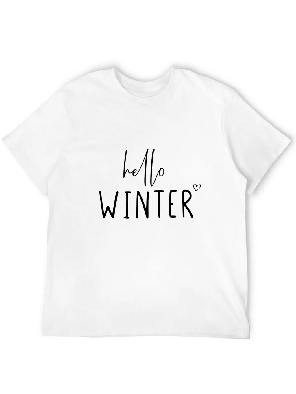 Hello Winter Classic Cotton Tee – Unisex Comfort For Any Season