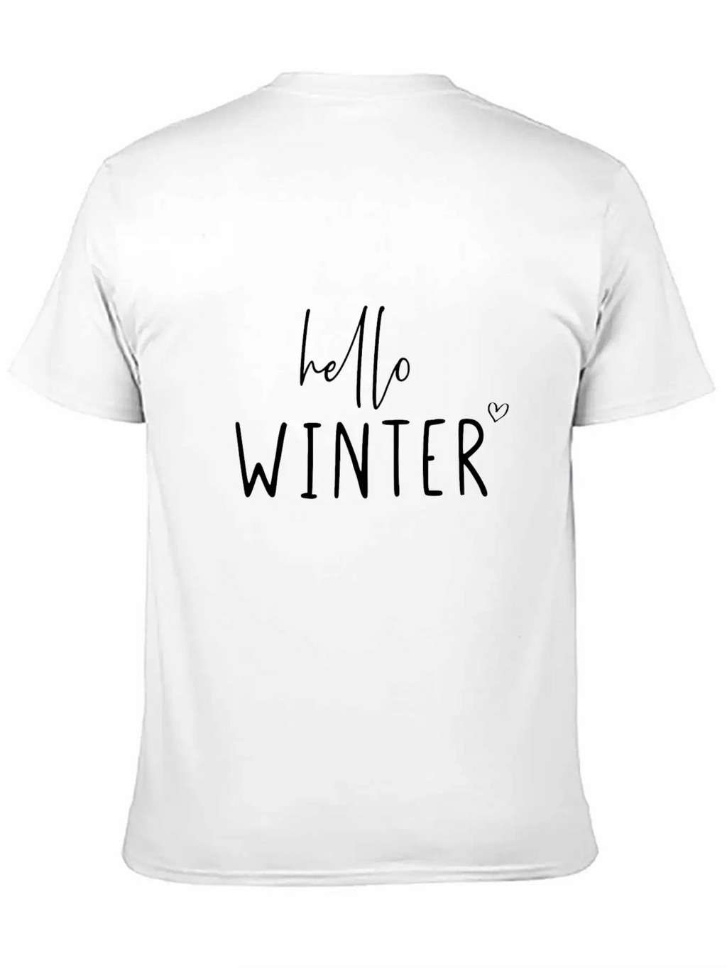 Hello Winter Classic Cotton Tee – Unisex Comfort For Any Season