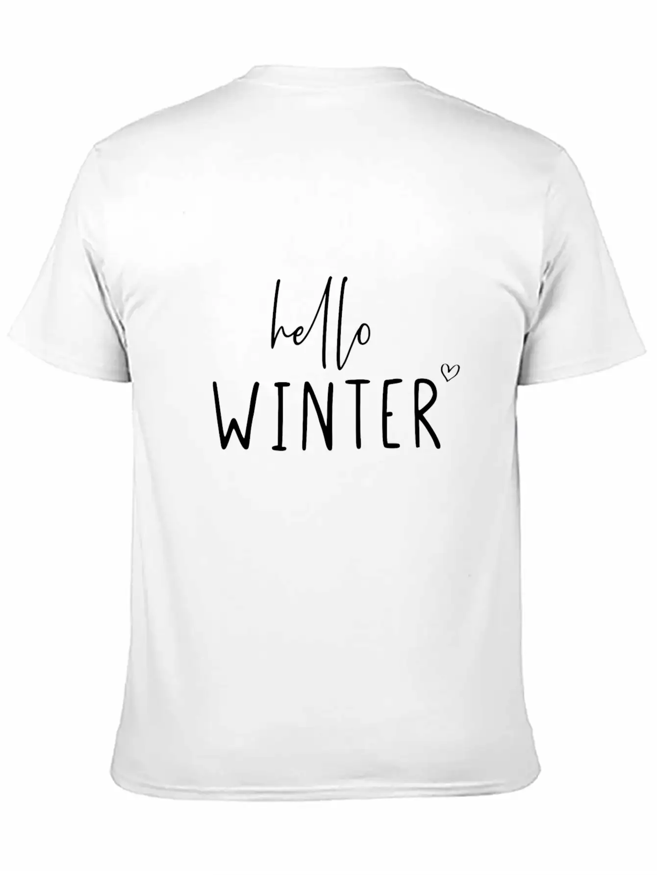 Hello Winter Classic Cotton Tee – Unisex Comfort For Any Season