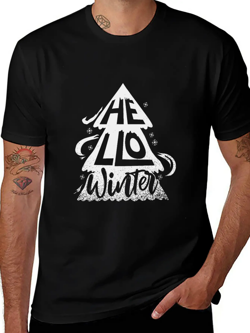 Hello Winter Relaxed Everyday Tee – Lightweight And Durable Cotton