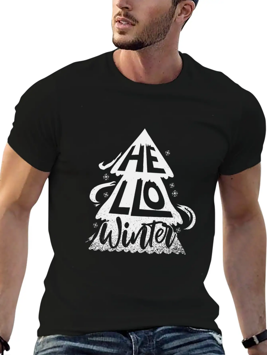 Hello Winter Relaxed Everyday Tee – Lightweight And Durable Cotton