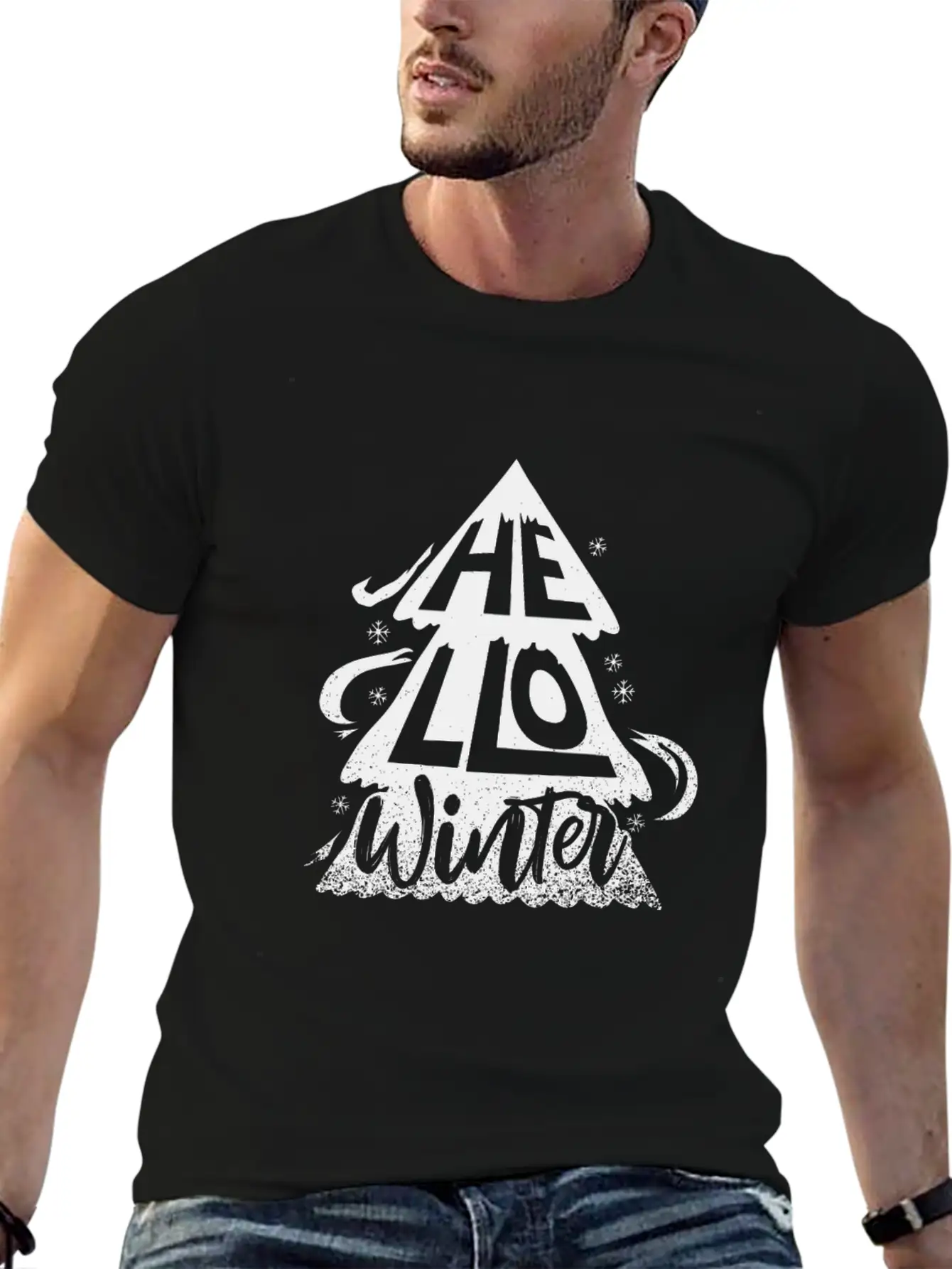 Hello Winter Relaxed Everyday Tee – Lightweight And Durable Cotton