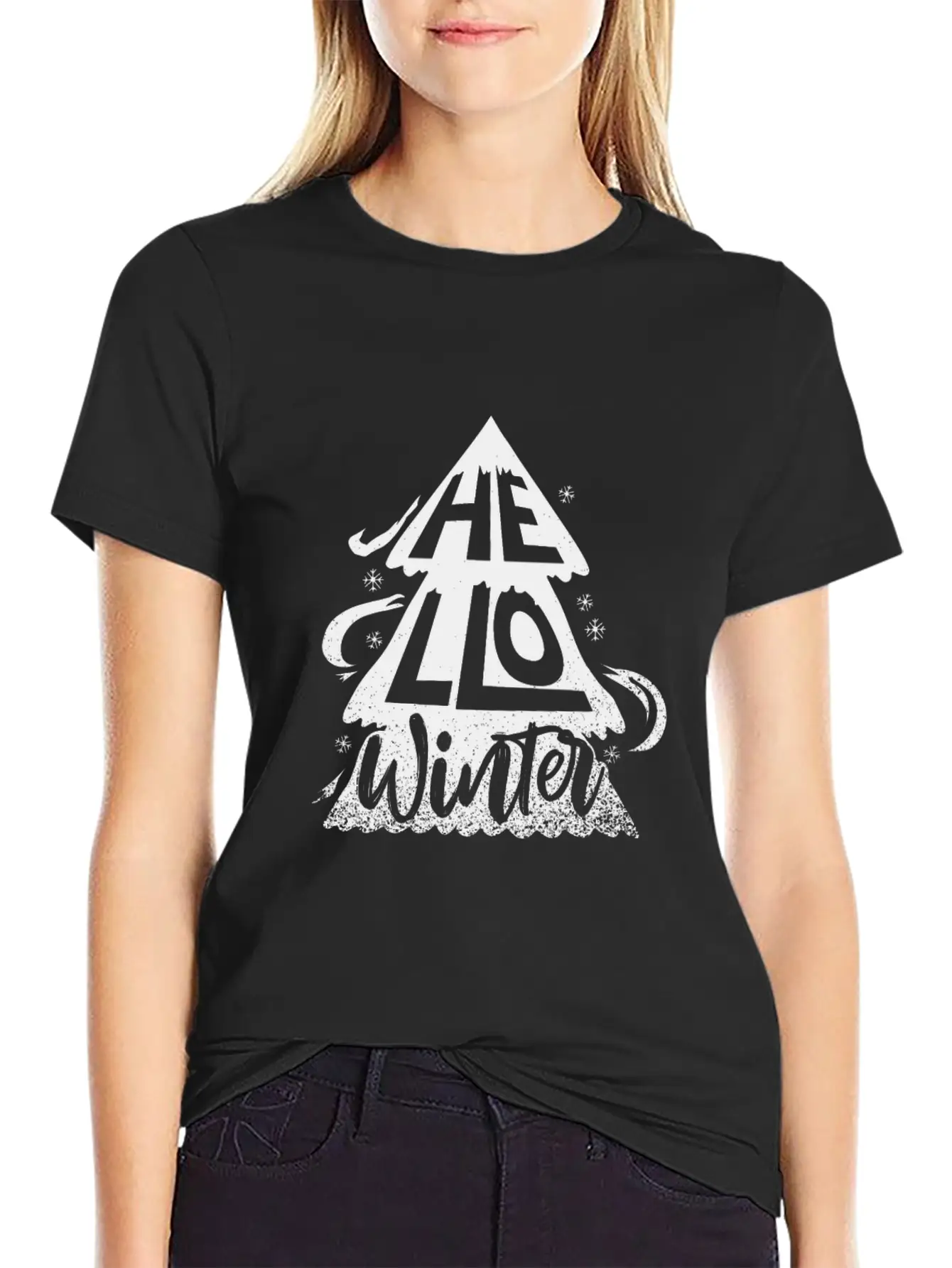 Hello Winter Relaxed Everyday Tee – Lightweight And Durable Cotton