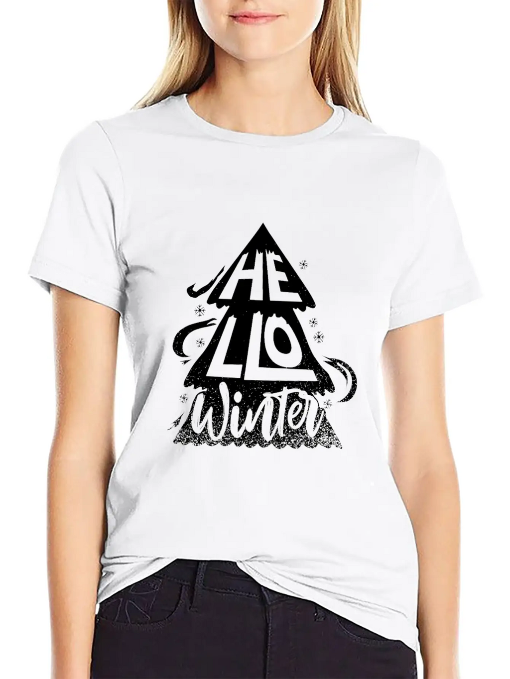 Hello Winter Relaxed Everyday Tee – Lightweight And Durable Cotton