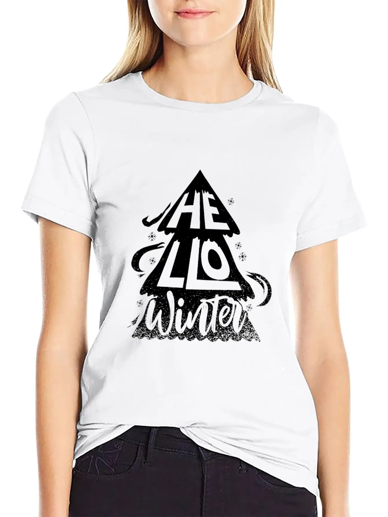 Hello Winter Relaxed Everyday Tee – Lightweight And Durable Cotton