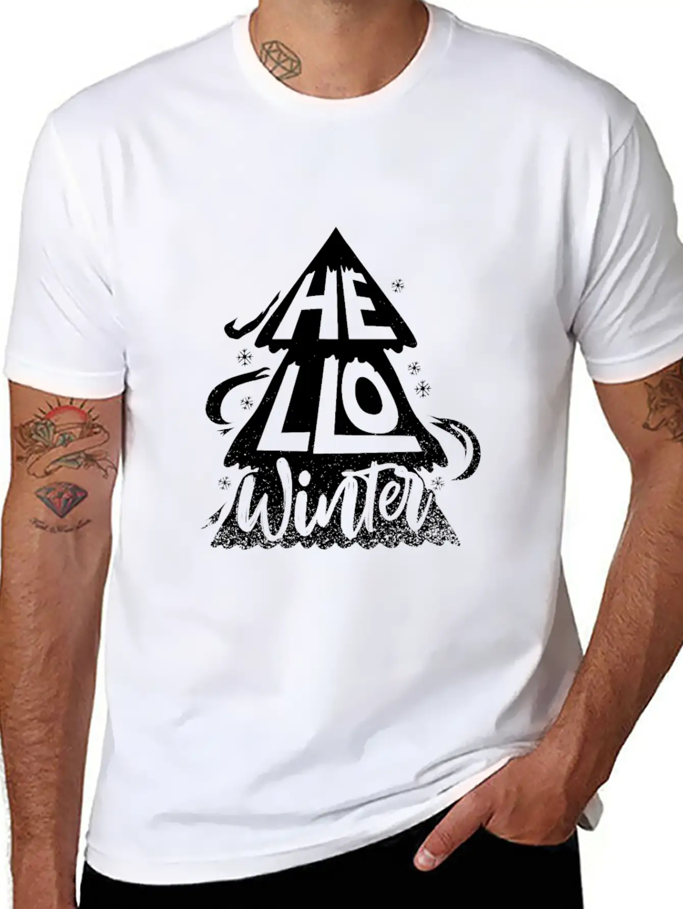 Hello Winter Relaxed Everyday Tee – Lightweight And Durable Cotton