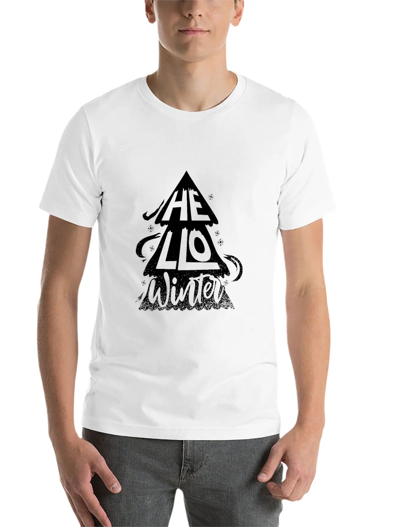 Hello Winter Relaxed Everyday Tee – Lightweight And Durable Cotton