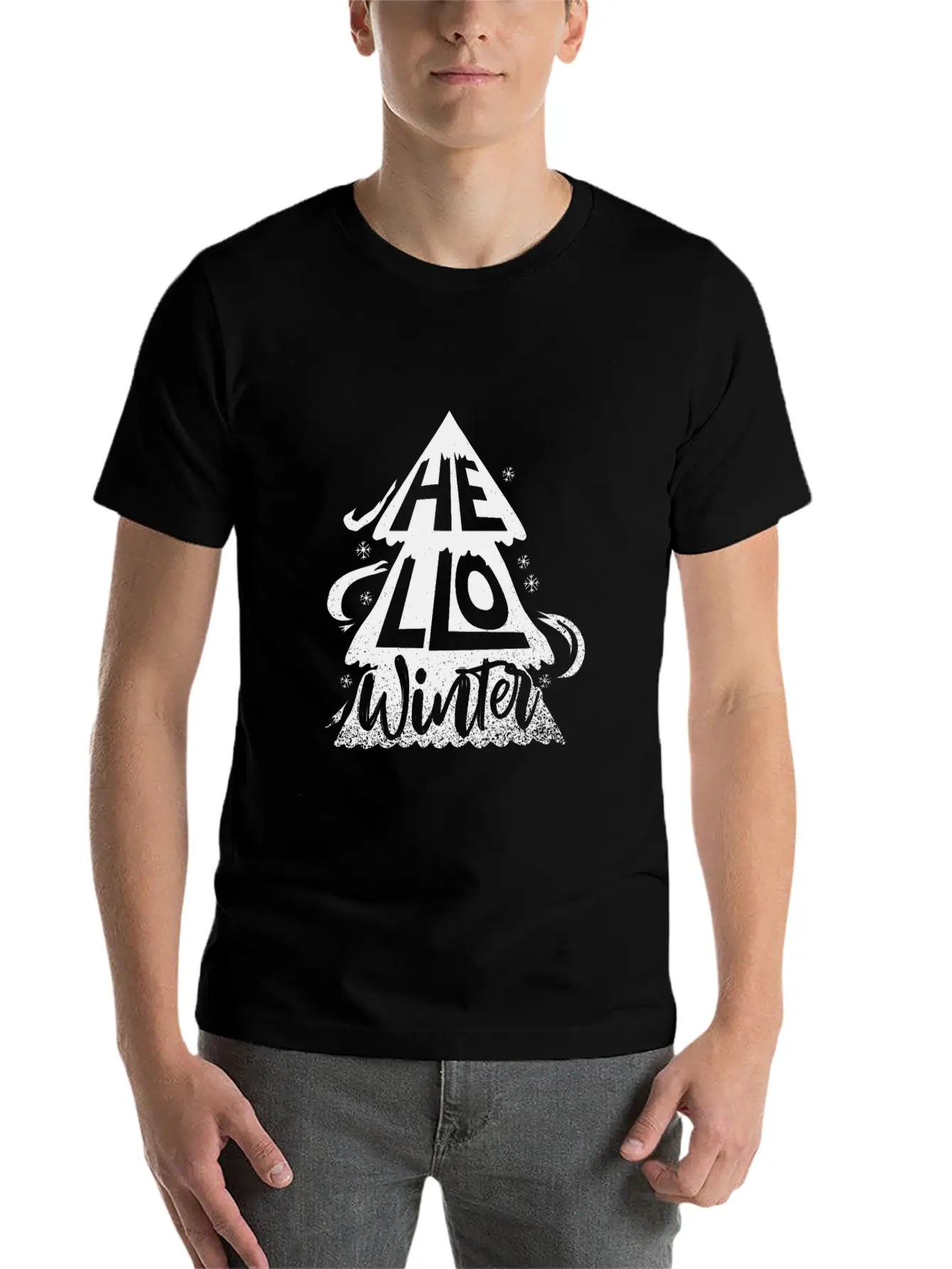 Hello Winter Relaxed Everyday Tee – Lightweight And Durable Cotton