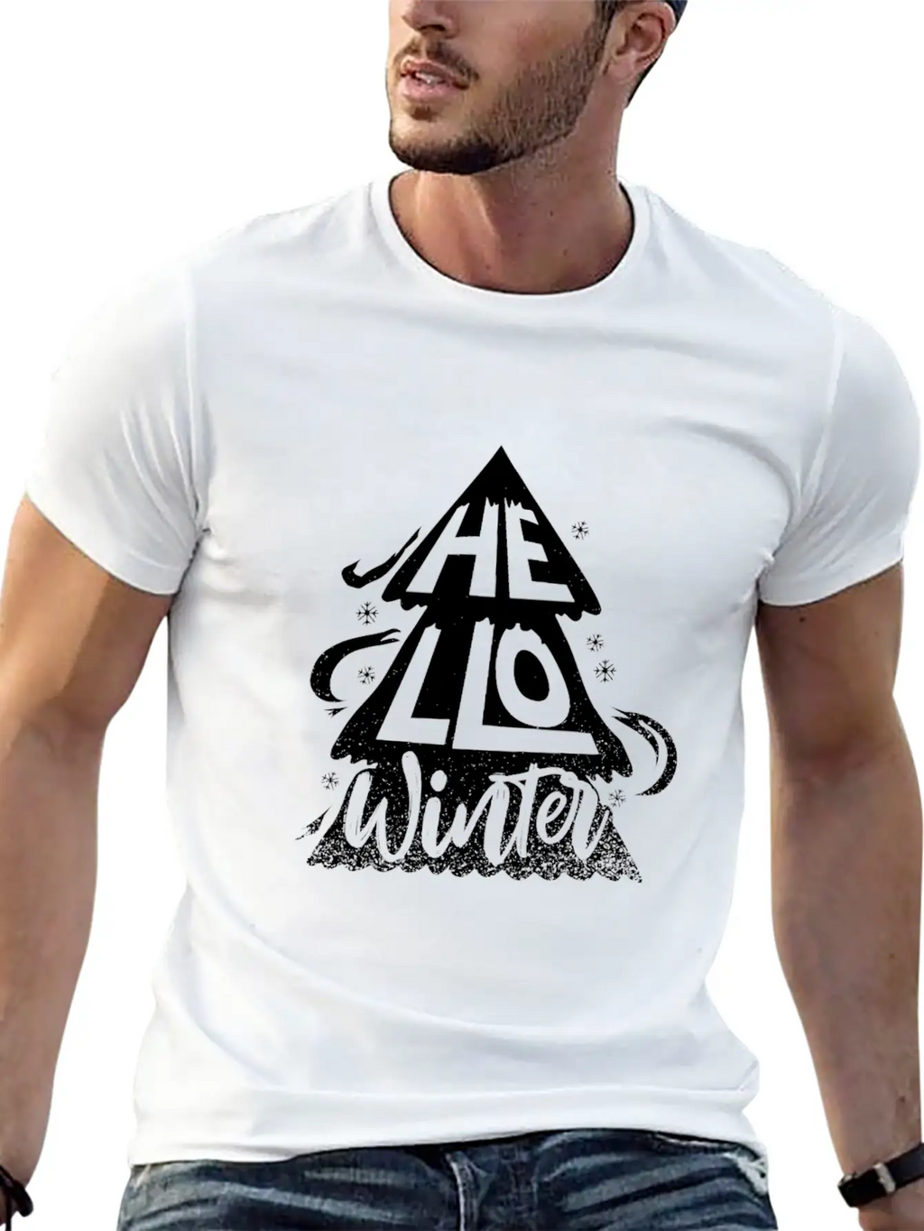 Hello Winter Relaxed Everyday Tee – Lightweight And Durable Cotton