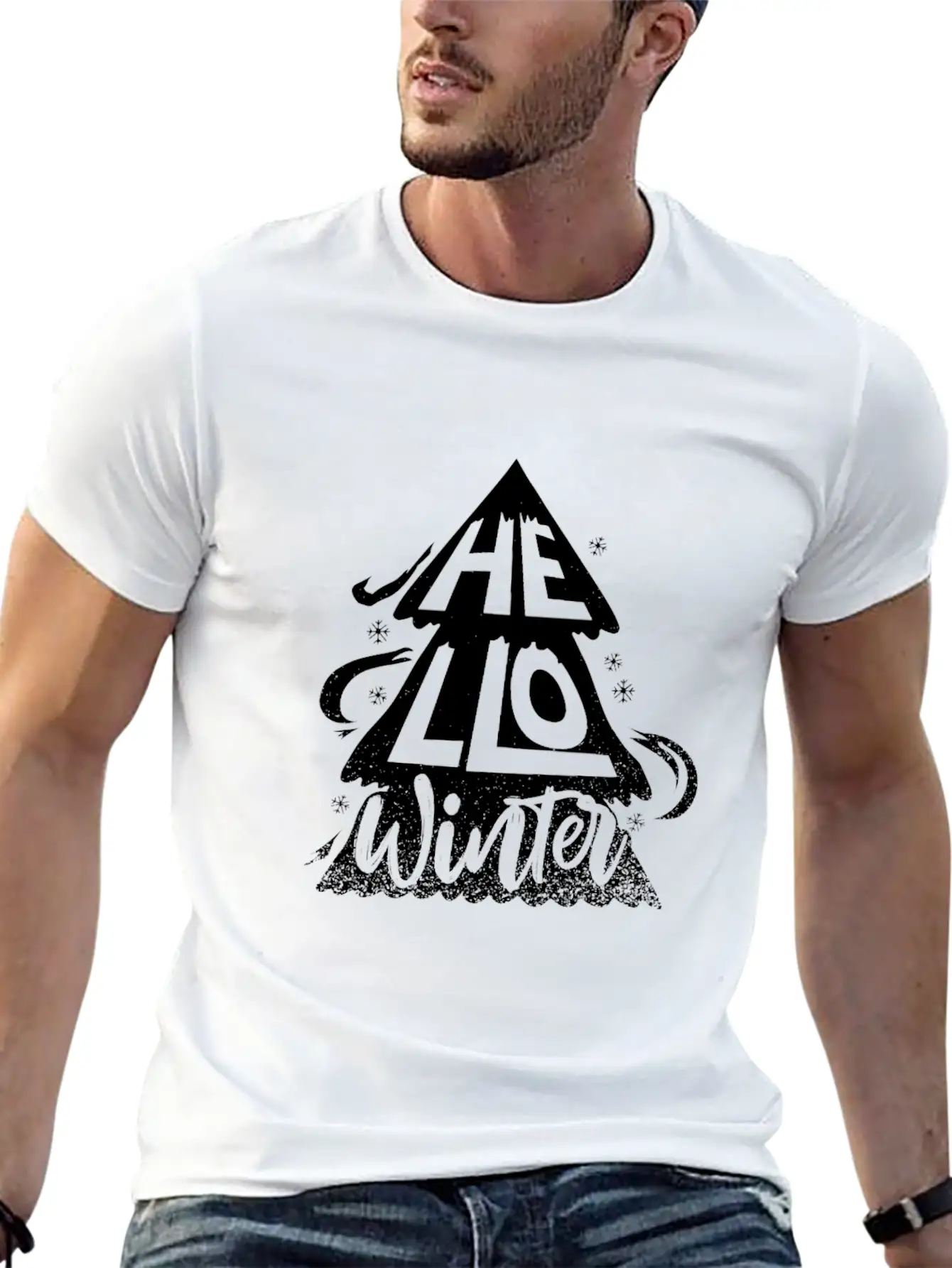 Hello Winter Relaxed Everyday Tee – Lightweight And Durable Cotton