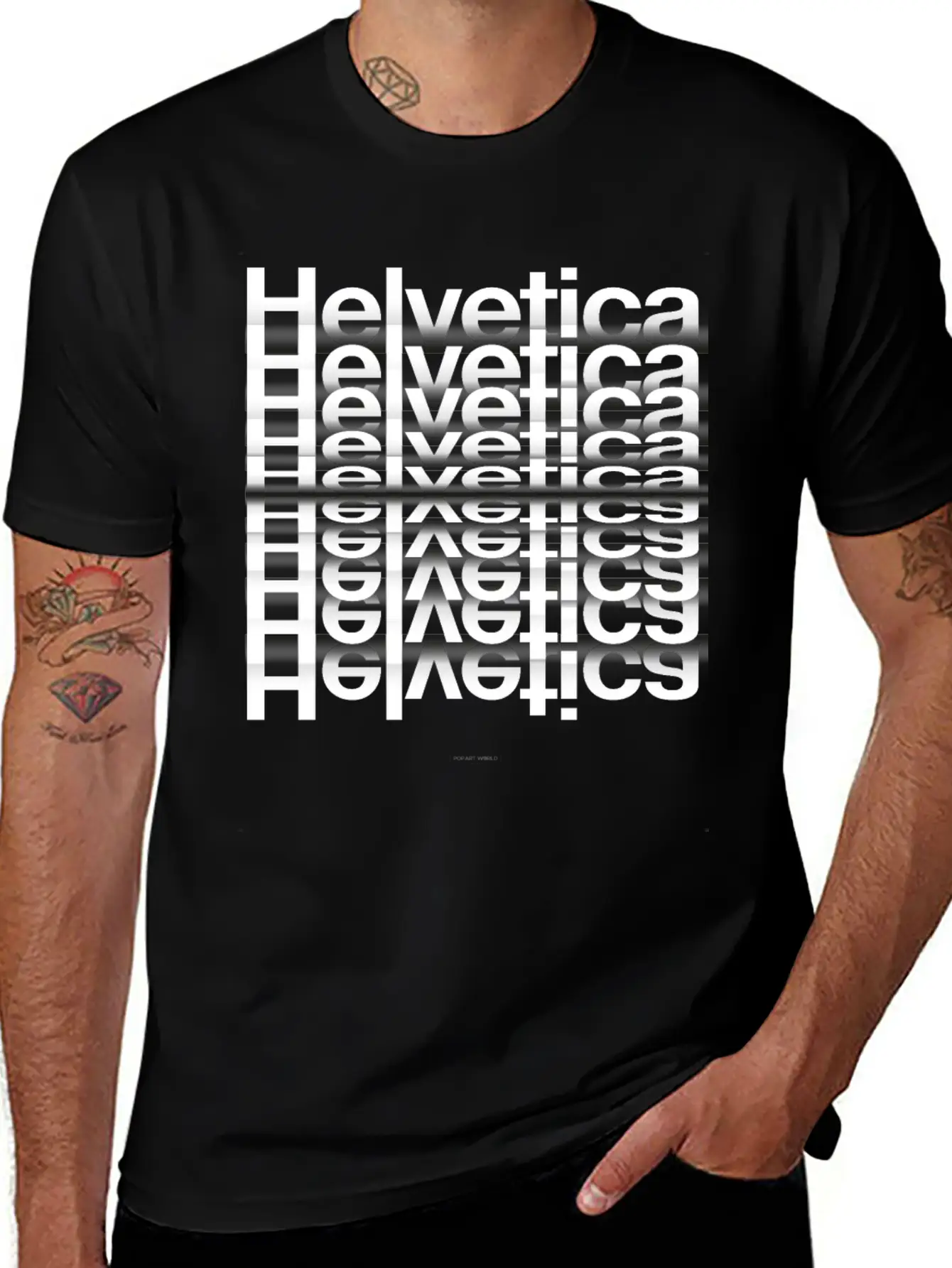 HELVETICA Breathable Soft Cotton T-Shirt – Timeless Casual Look