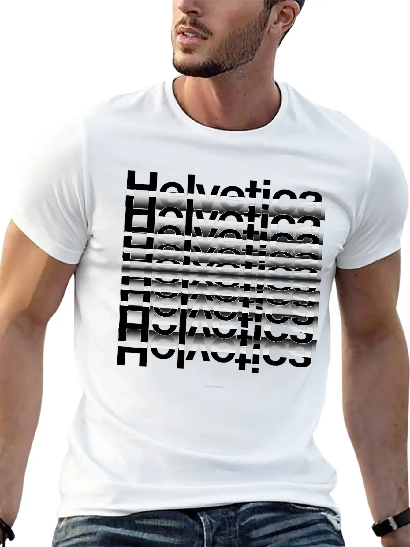 HELVETICA Breathable Soft Cotton T-Shirt – Timeless Casual Look