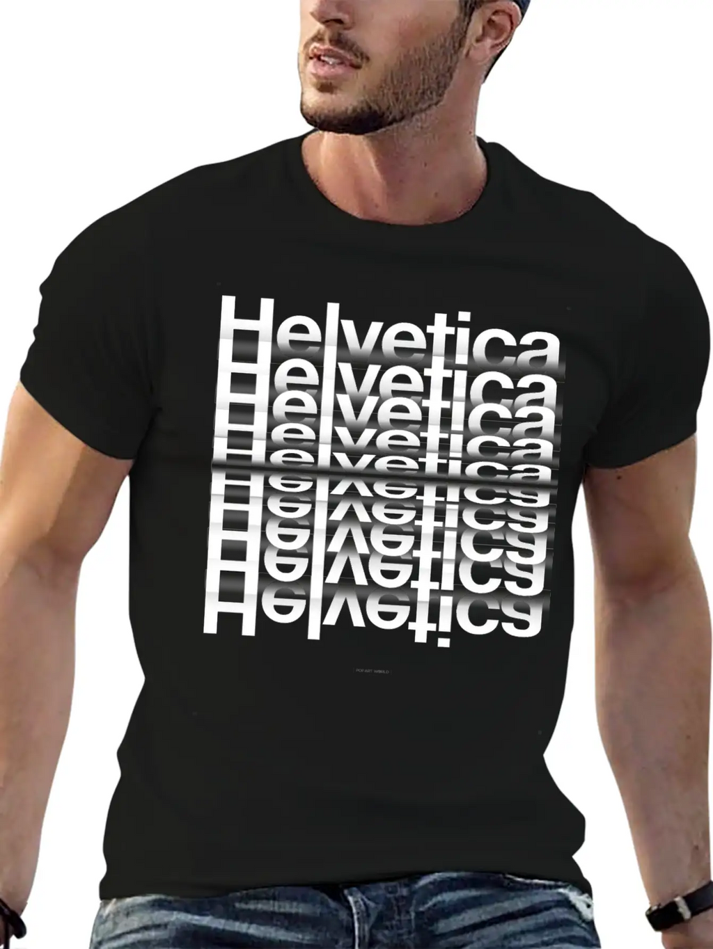HELVETICA Breathable Soft Cotton T-Shirt – Timeless Casual Look