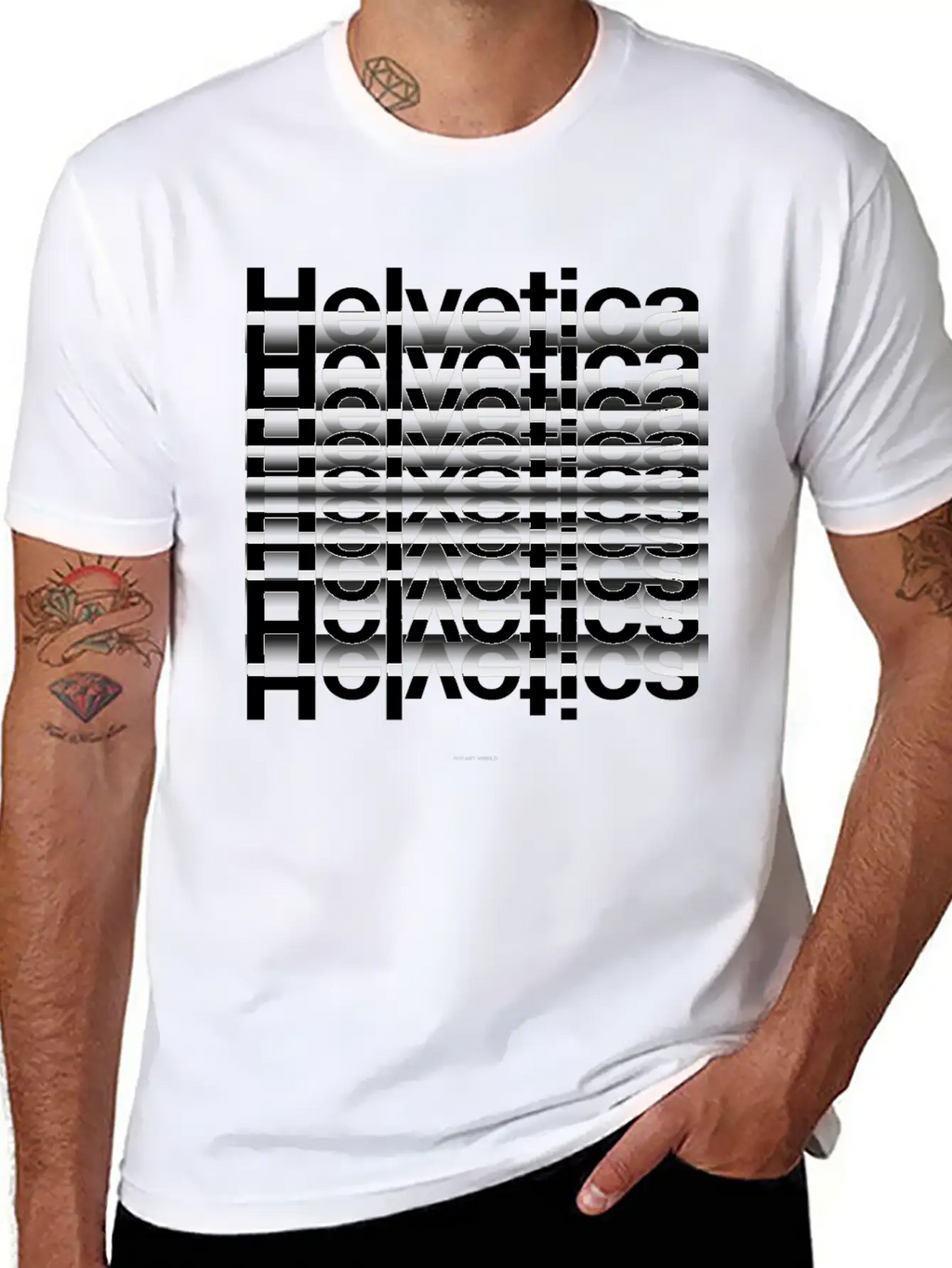 HELVETICA Breathable Soft Cotton T-Shirt – Timeless Casual Look