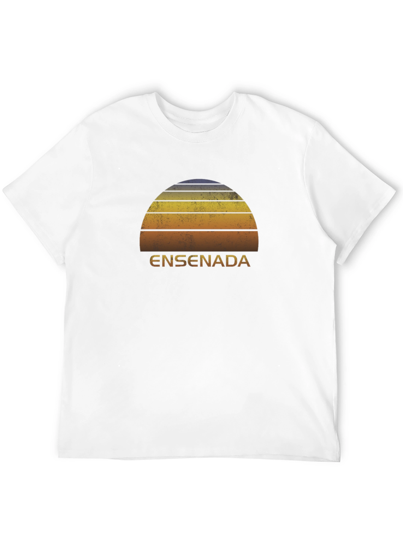 Ensenada Retro Sunset T-Shirt - Vintage Style