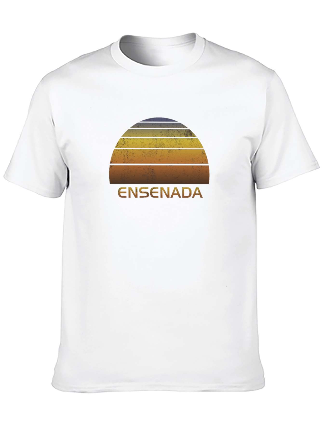 Ensenada Retro Sunset T-Shirt - Vintage Style