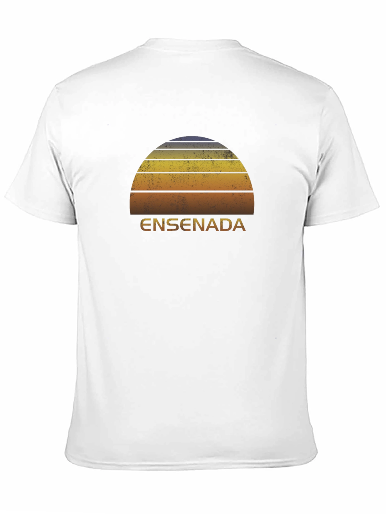 Ensenada Retro Sunset T-Shirt - Vintage Style