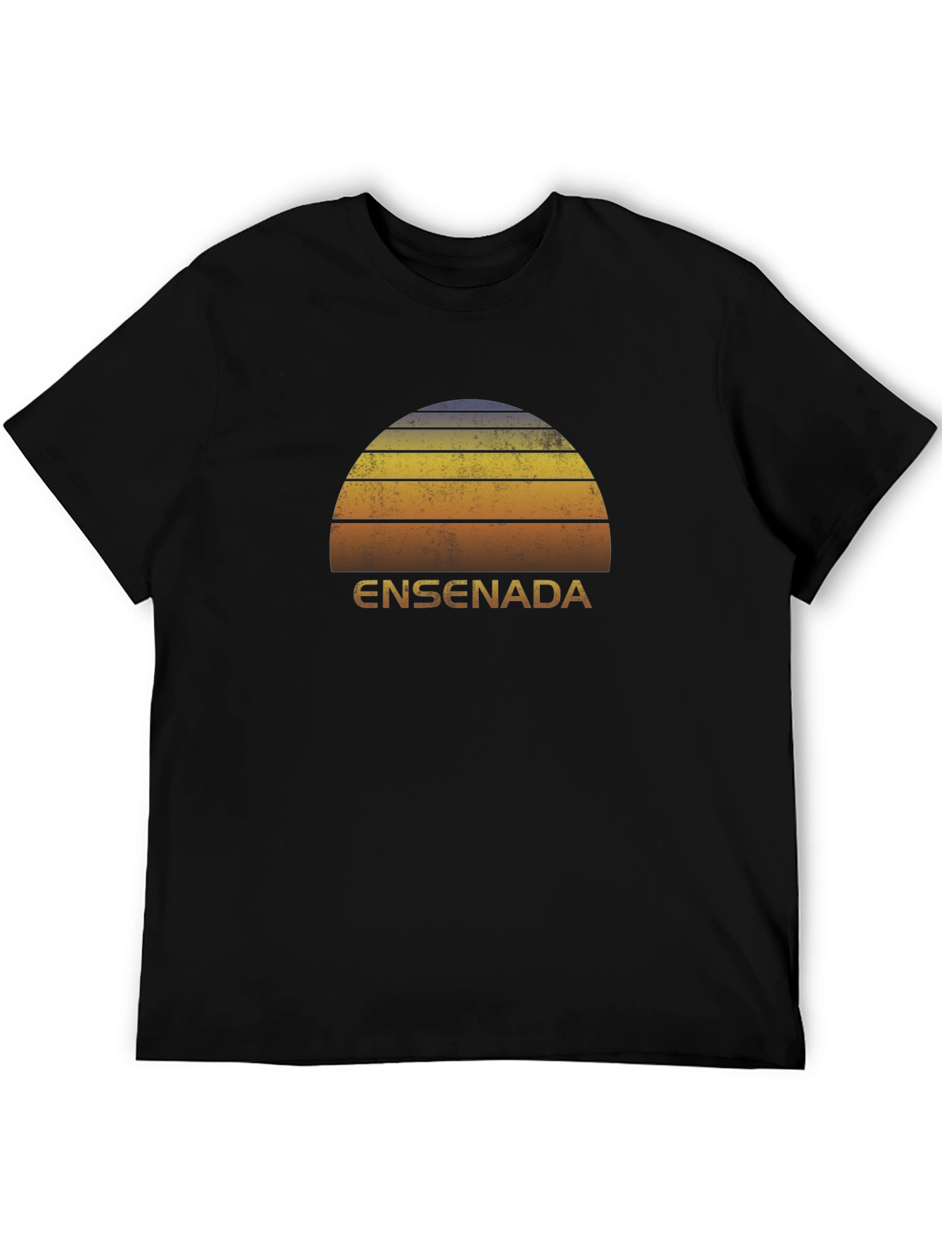 Ensenada Retro Sunset T-Shirt - Vintage Style