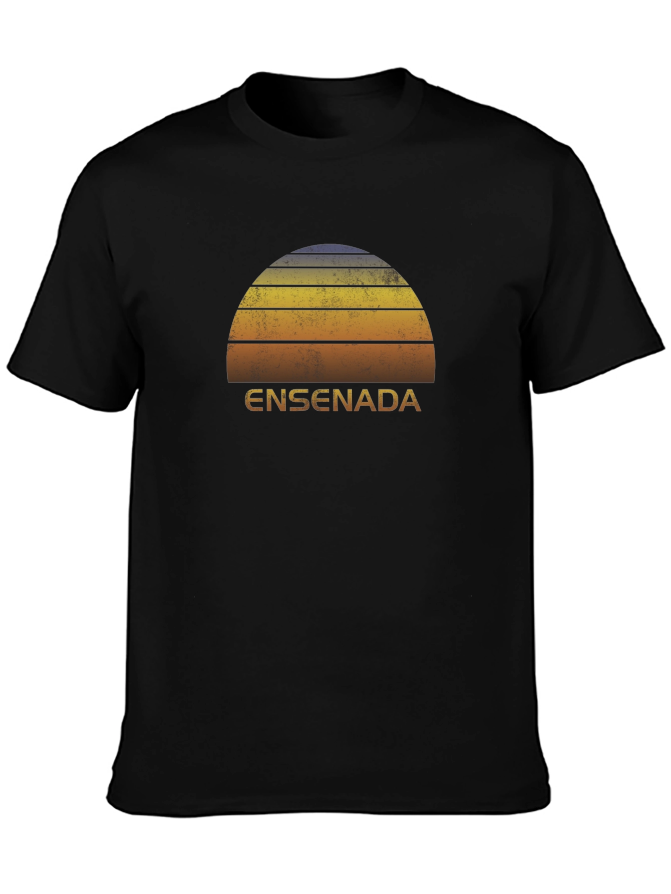 Ensenada Retro Sunset T-Shirt - Vintage Style