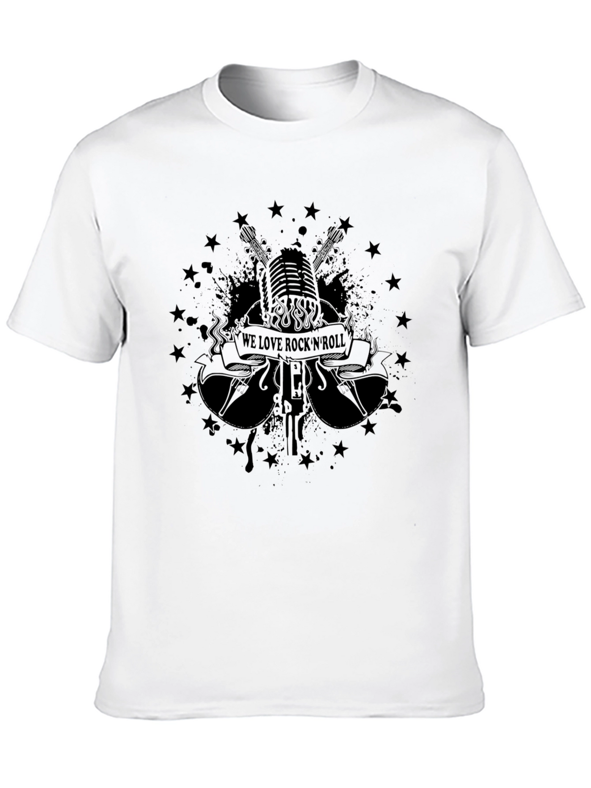 Rock N Roll Graphic Tee - Vintage Music Shirt