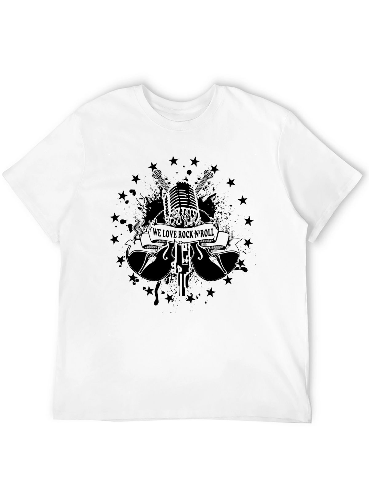 Rock N Roll Graphic Tee - Vintage Music Shirt