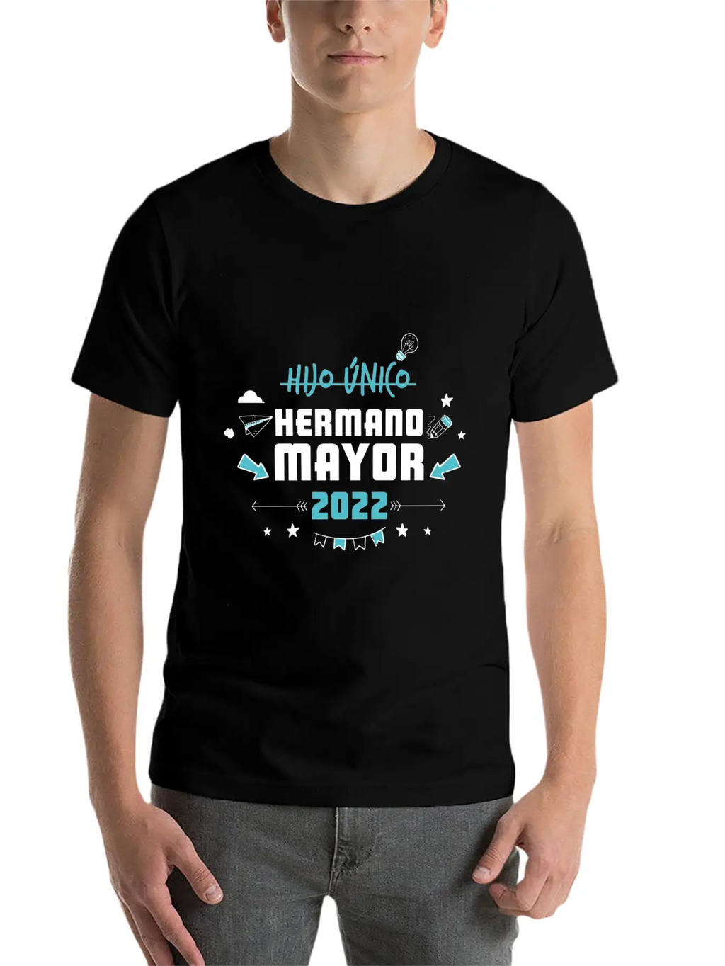 Hermano Mayor 2021 Only Child Big Brother 2021 Breathable Soft Cotton T-Shirt – Timeless Casual Look