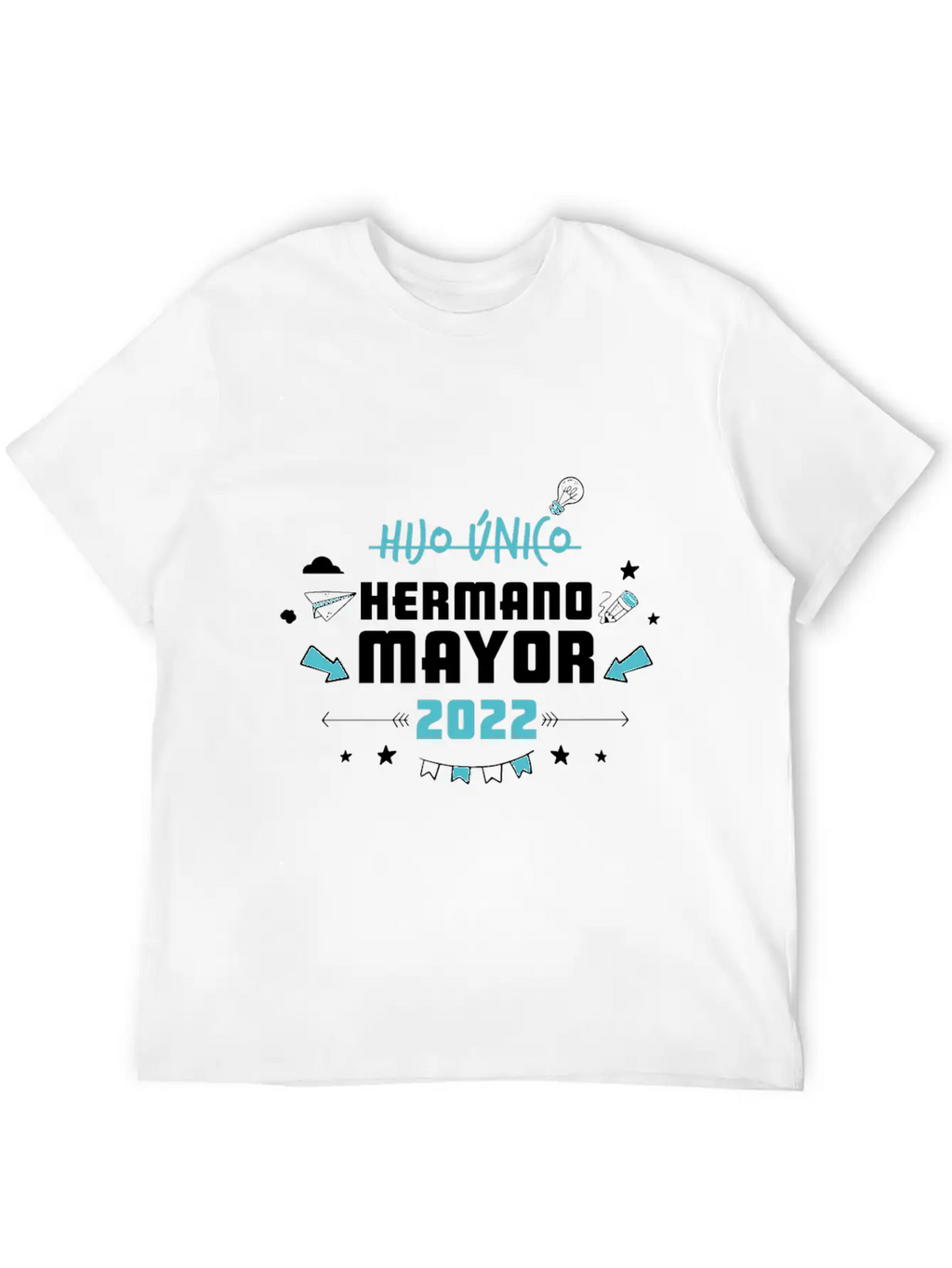 Hermano Mayor 2021 Only Child Big Brother 2021 Breathable Soft Cotton T-Shirt – Timeless Casual Look