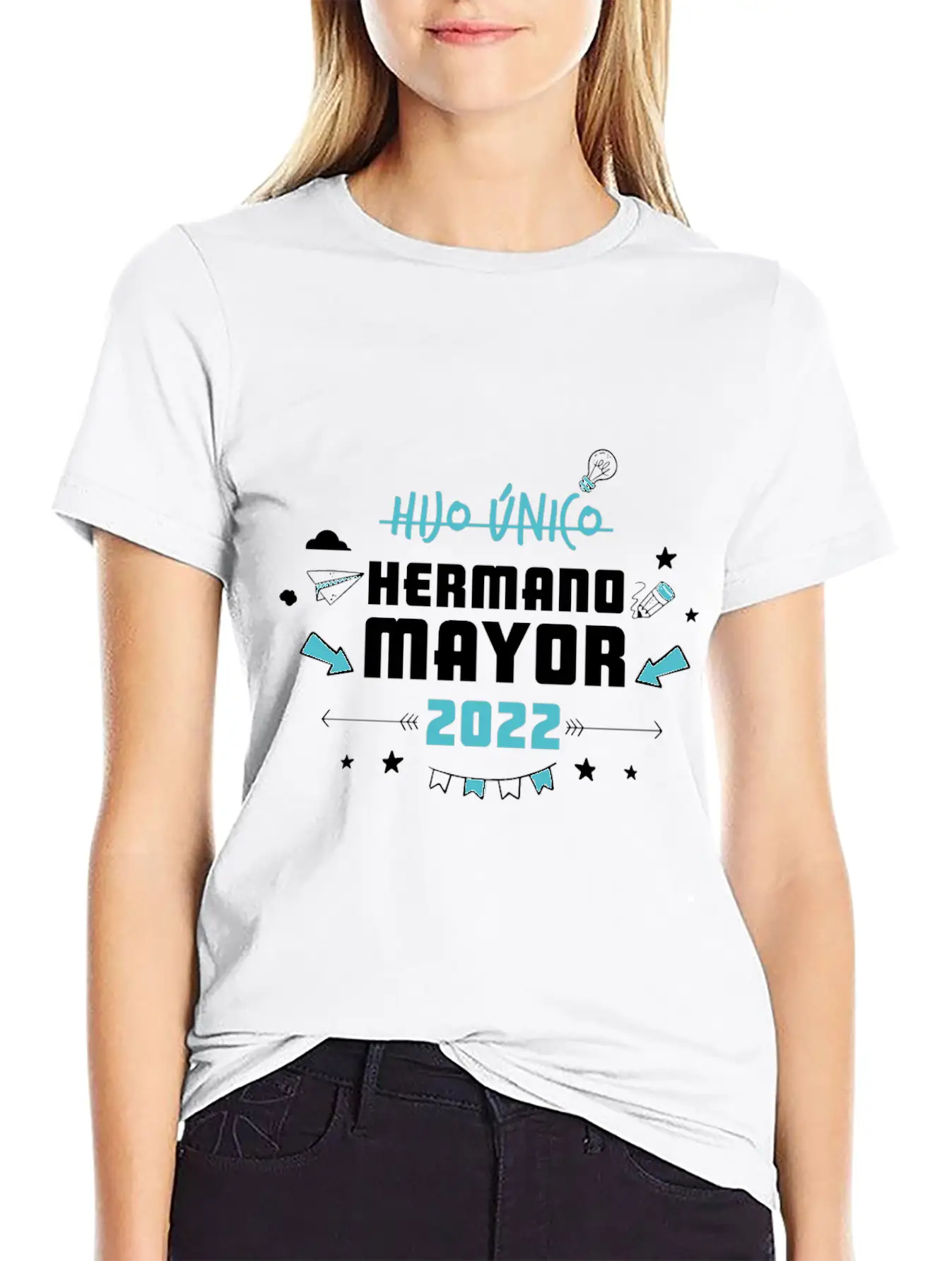 Hermano Mayor 2021 Only Child Big Brother 2021 Breathable Soft Cotton T-Shirt – Timeless Casual Look