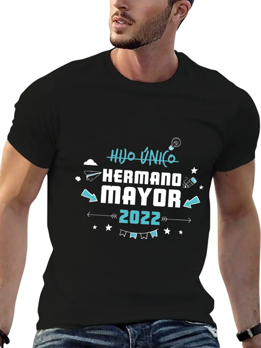 Hermano Mayor 2021 Only Child Big Brother 2021 Breathable Soft Cotton T-Shirt – Timeless Casual Look