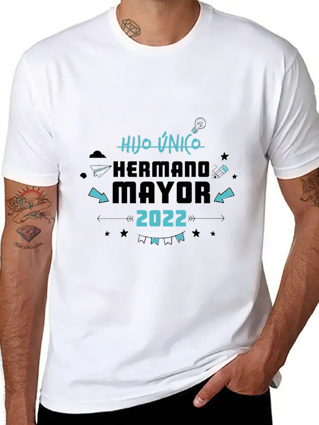Hermano Mayor 2021 Only Child Big Brother 2021 Breathable Soft Cotton T-Shirt – Timeless Casual Look