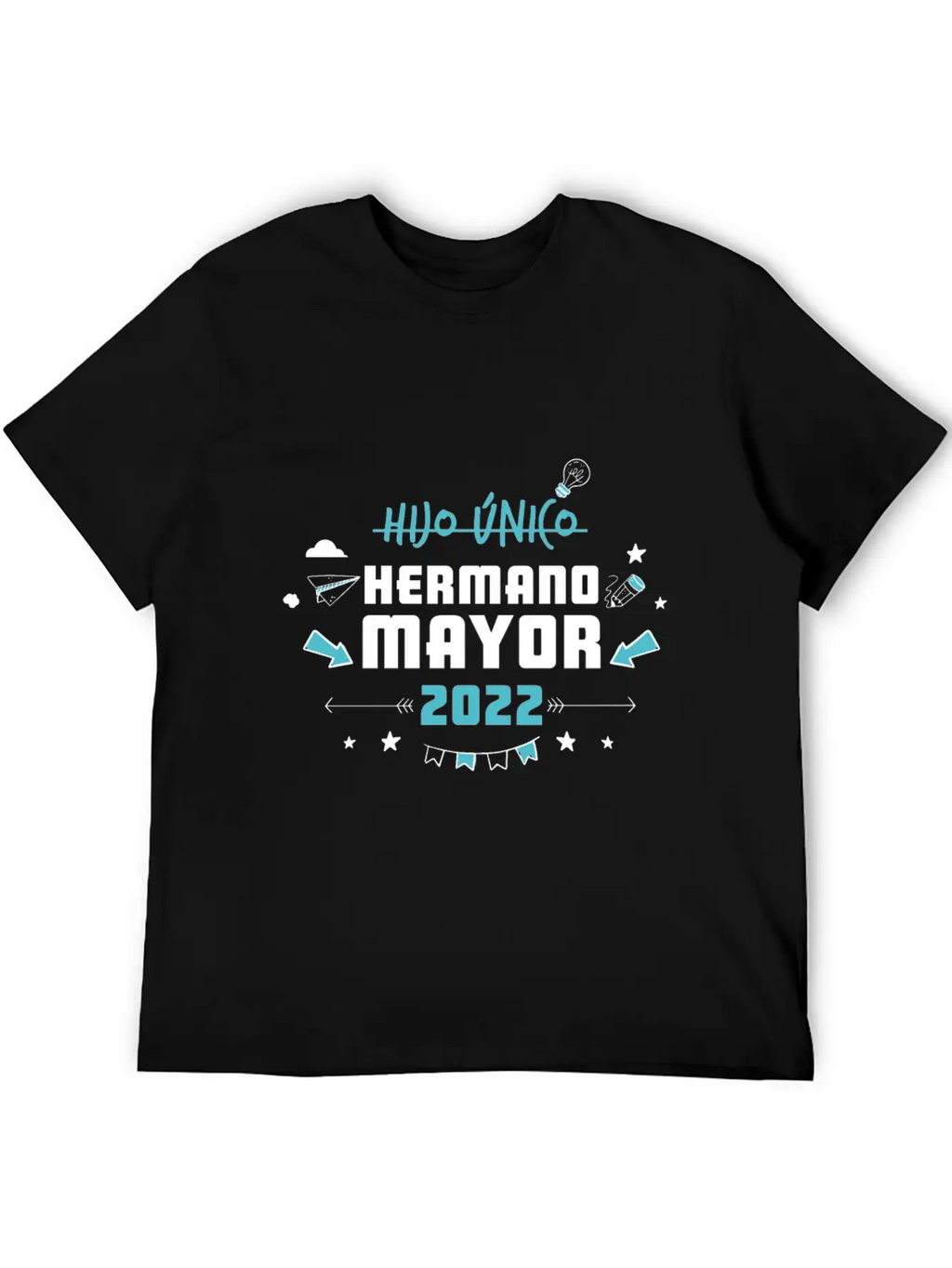 Hermano Mayor 2021 Only Child Big Brother 2021 Breathable Soft Cotton T-Shirt – Timeless Casual Look