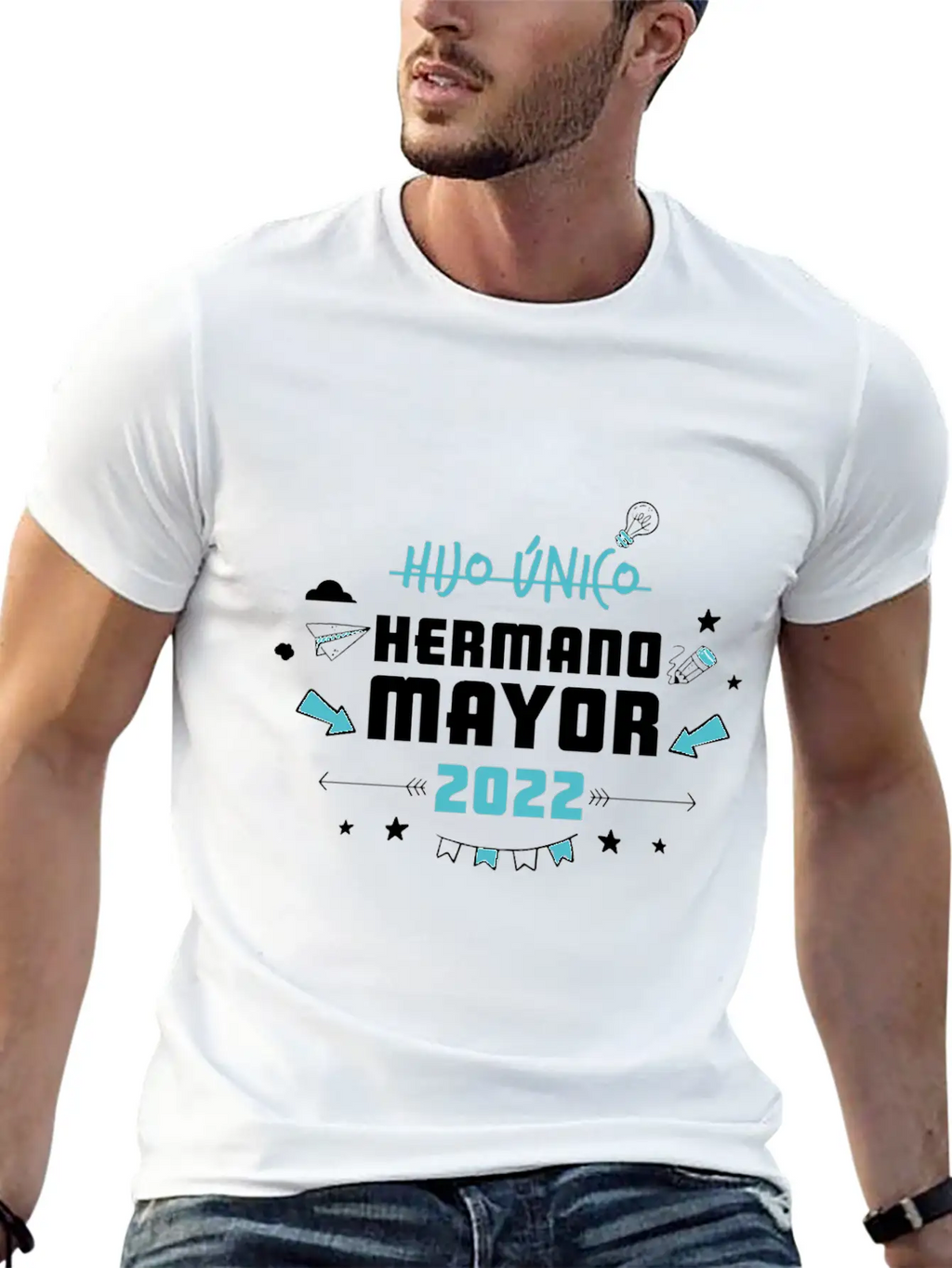 Hermano Mayor 2021 Only Child Big Brother 2021 Breathable Soft Cotton T-Shirt – Timeless Casual Look