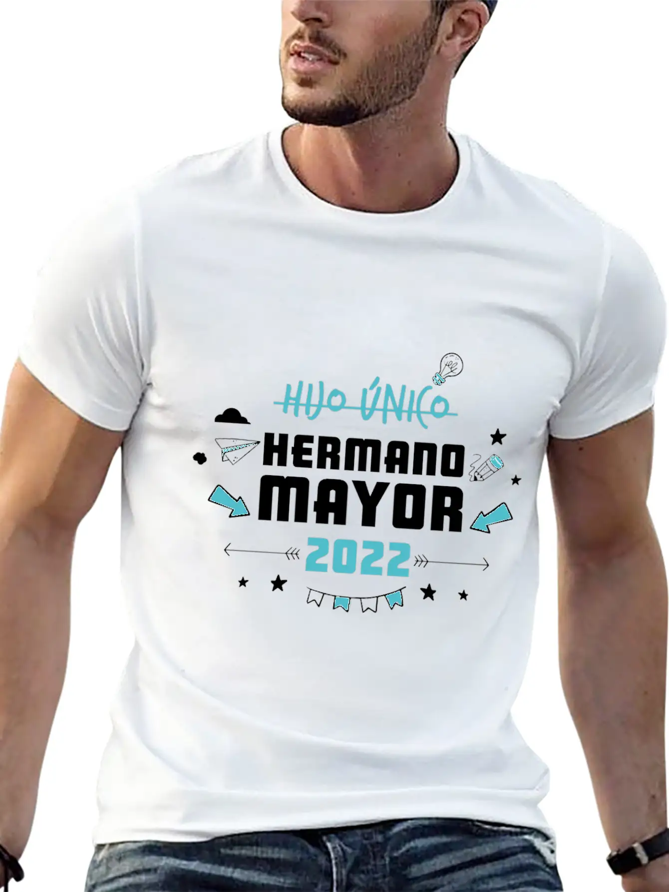 Hermano Mayor 2021 Only Child Big Brother 2021 Breathable Soft Cotton T-Shirt – Timeless Casual Look