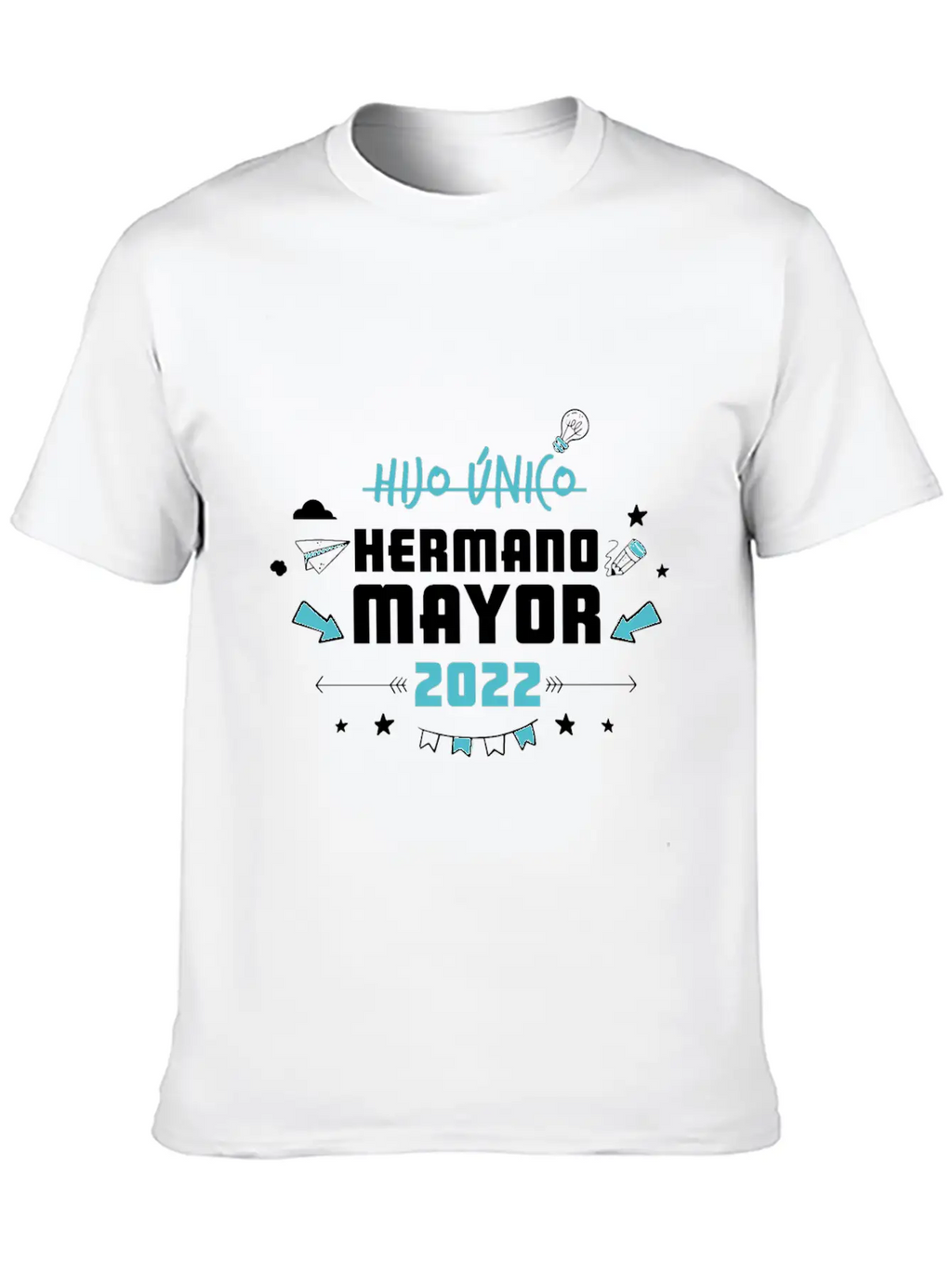 Hermano Mayor 2021 Only Child Big Brother 2021 Breathable Soft Cotton T-Shirt – Timeless Casual Look