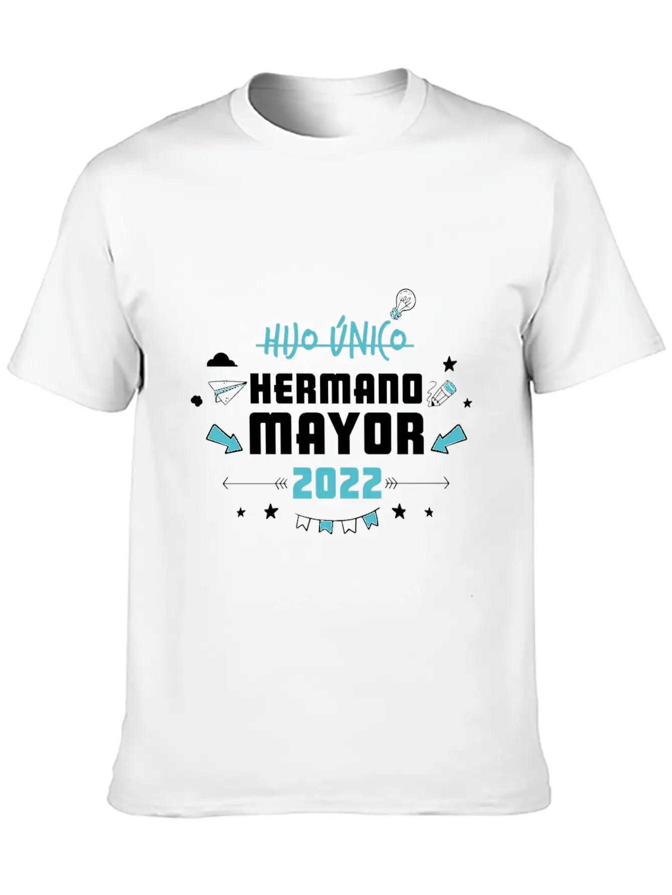 Hermano Mayor 2021 Only Child Big Brother 2021 Breathable Soft Cotton T-Shirt – Timeless Casual Look