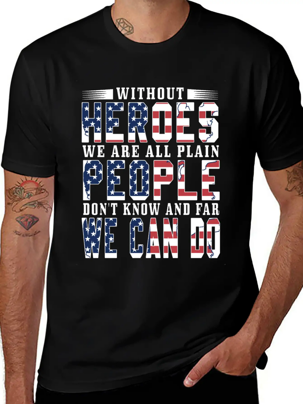 Heroes Victories Men Women Freedom Veteran Unisex Casual T-Shirt – Clean Design For Daily Comfort