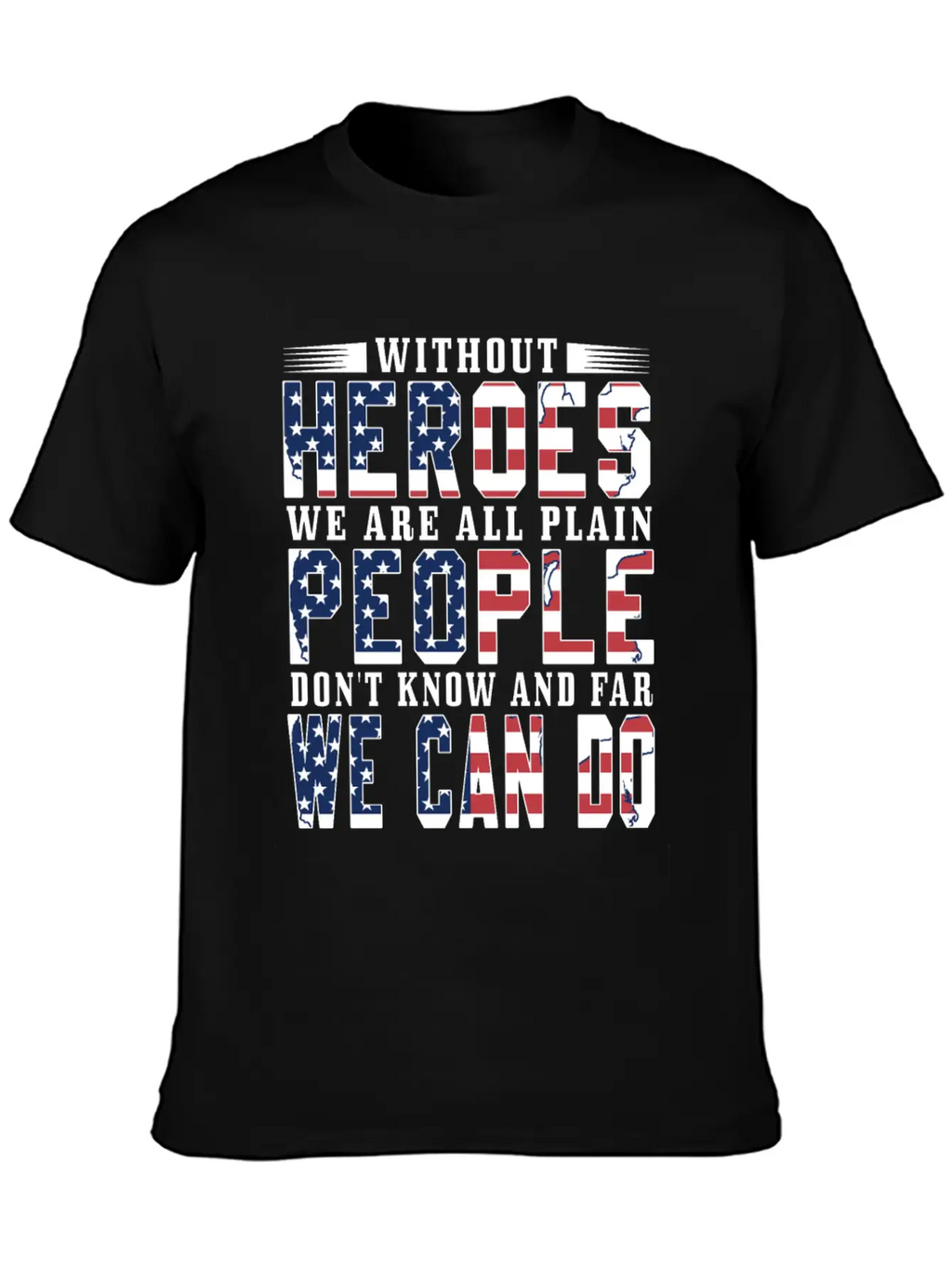 Heroes Victories Men Women Freedom Veteran Unisex Casual T-Shirt – Clean Design For Daily Comfort