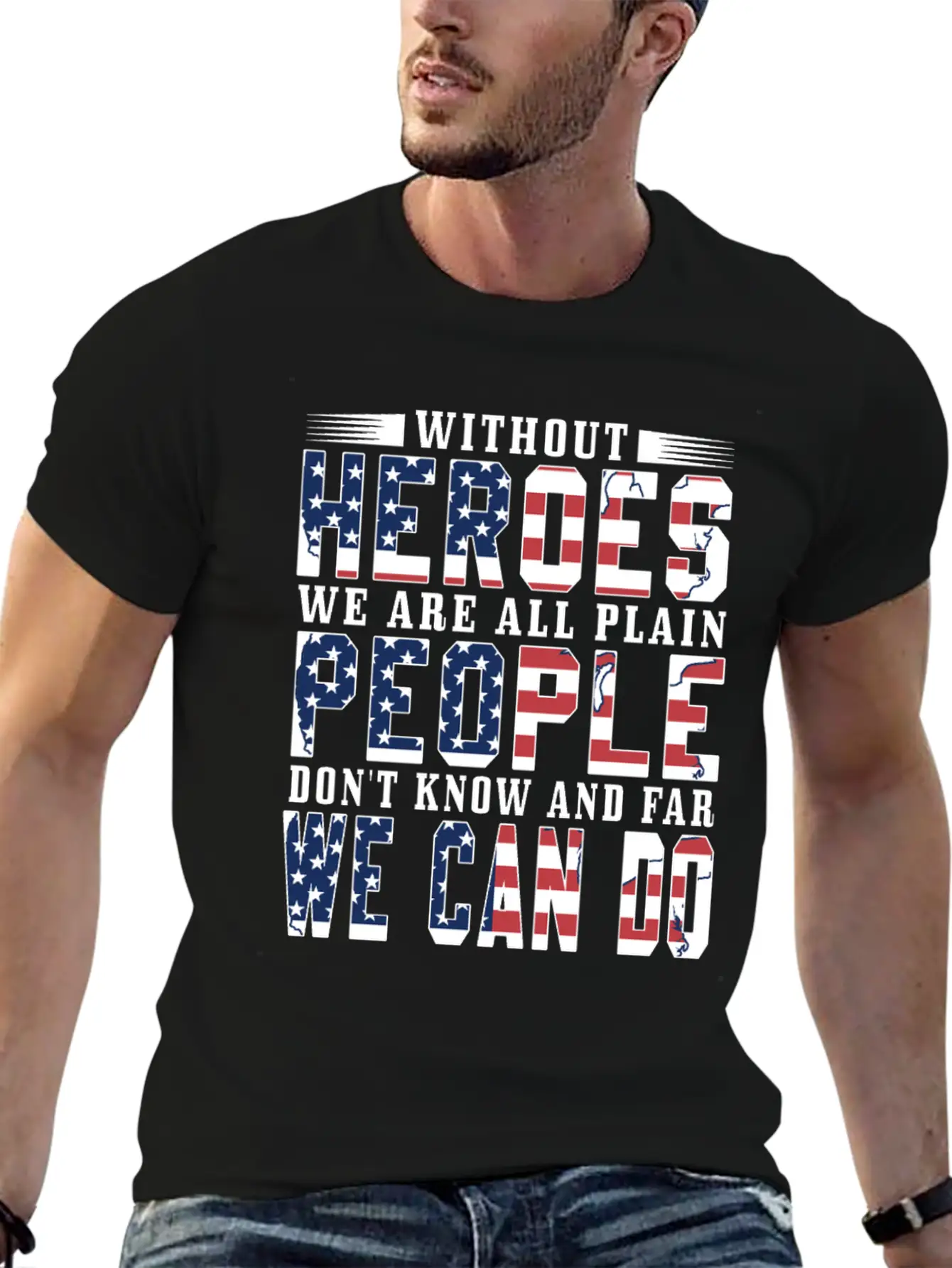 Heroes Victories Men Women Freedom Veteran Unisex Casual T-Shirt – Clean Design For Daily Comfort