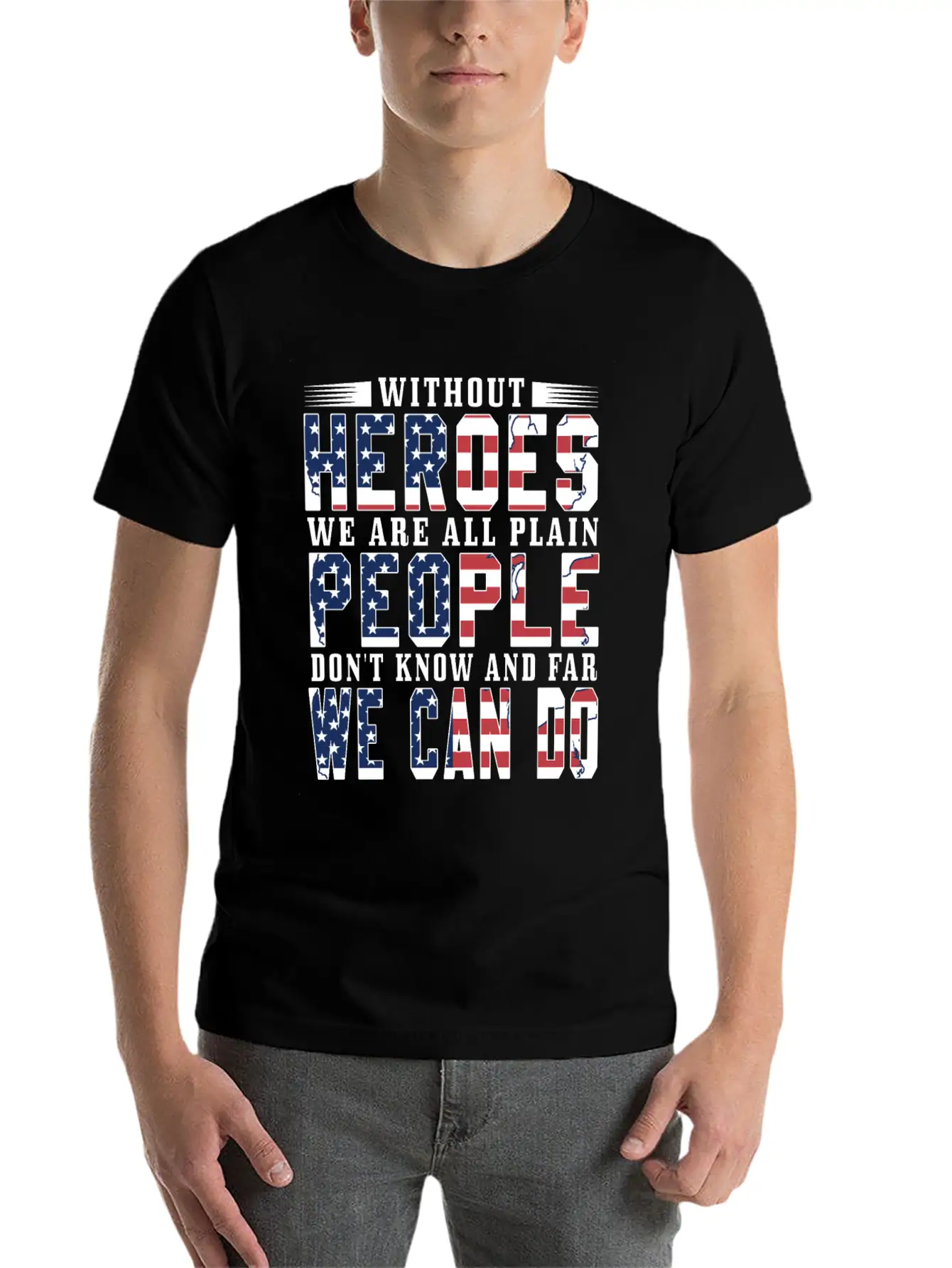 Heroes Victories Men Women Freedom Veteran Unisex Casual T-Shirt – Clean Design For Daily Comfort