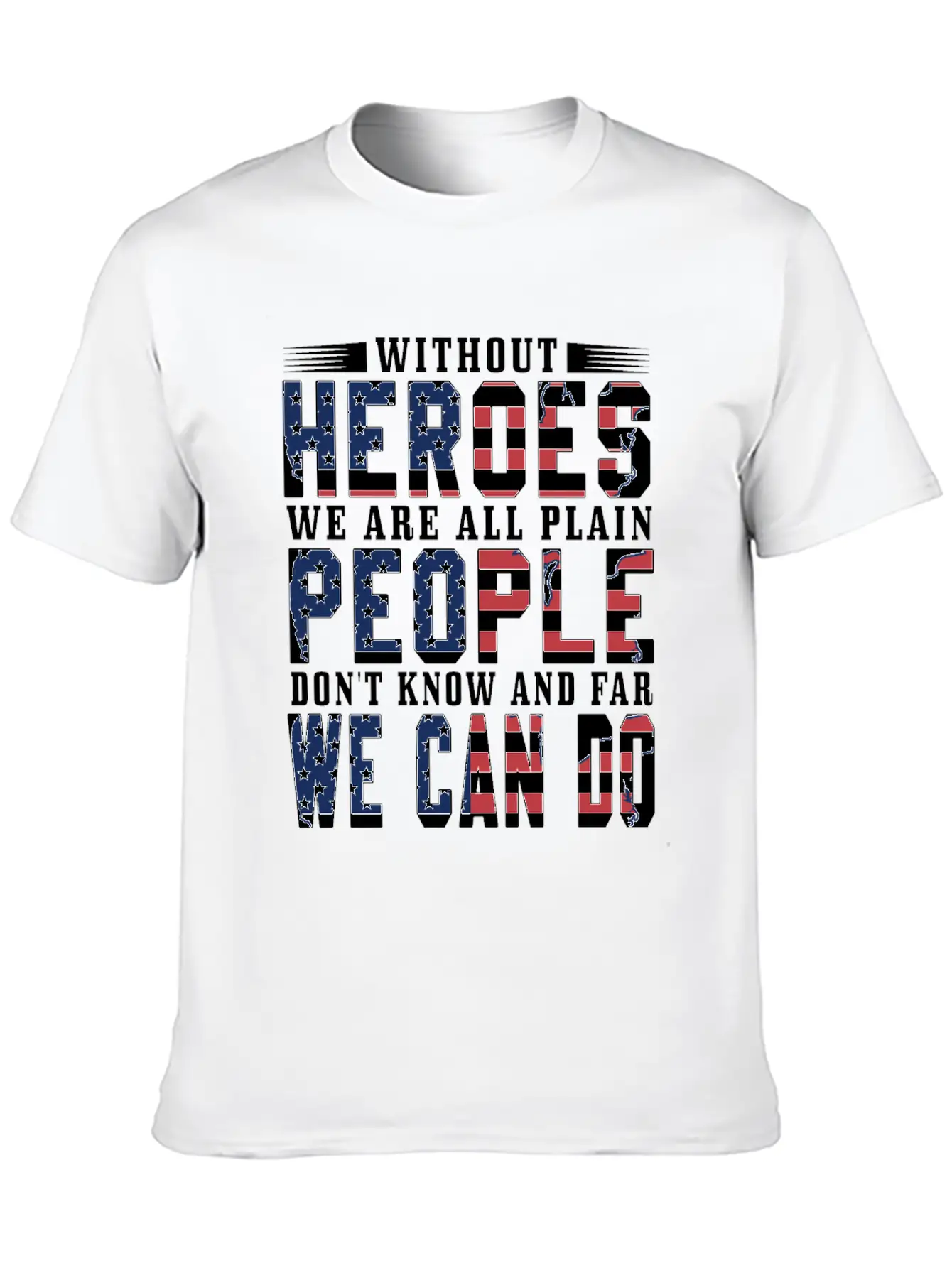 Heroes Victories Men Women Freedom Veteran Unisex Casual T-Shirt – Clean Design For Daily Comfort