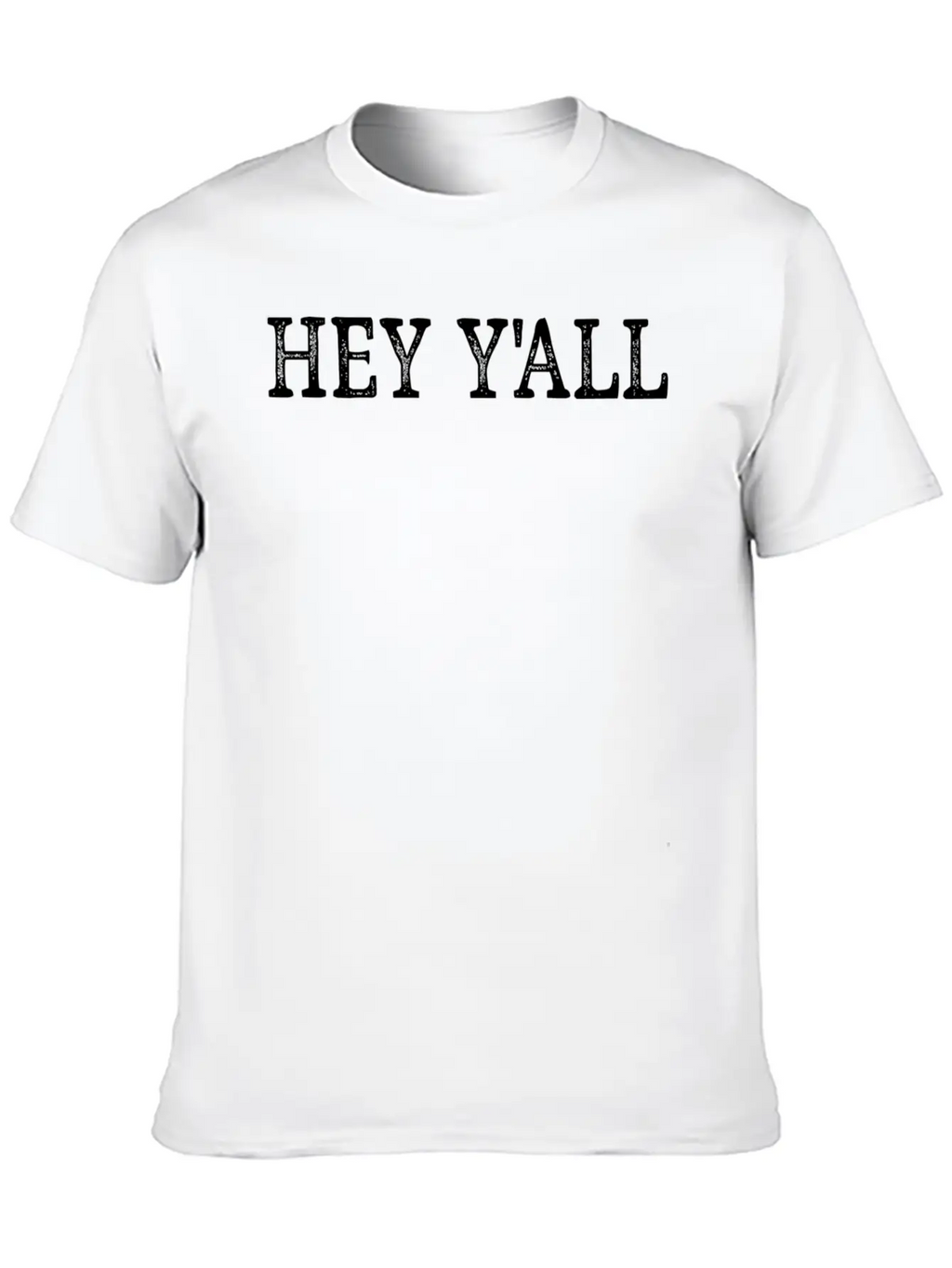 Hey Y'All - Style - Basic Graphic T-Shirt – Daily Comfort In Soft Cotton