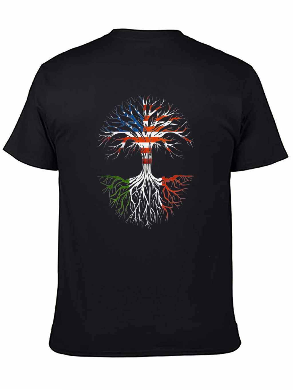 USA Italian Roots T-Shirt - Black