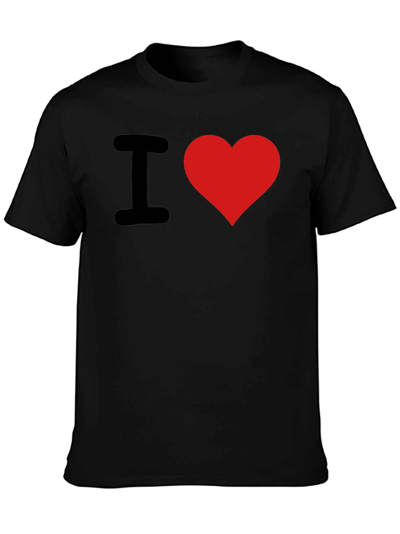 I Heart Graphic T-Shirt - Black