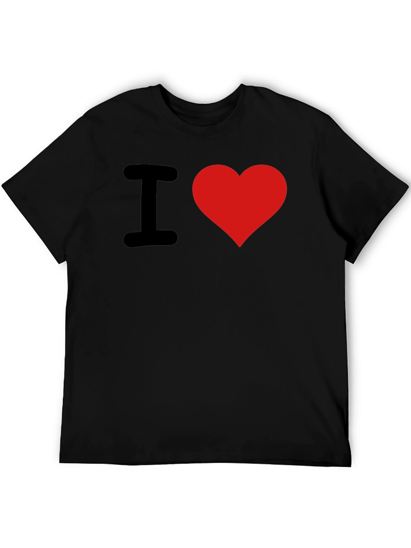 I Heart Graphic T-Shirt - Black