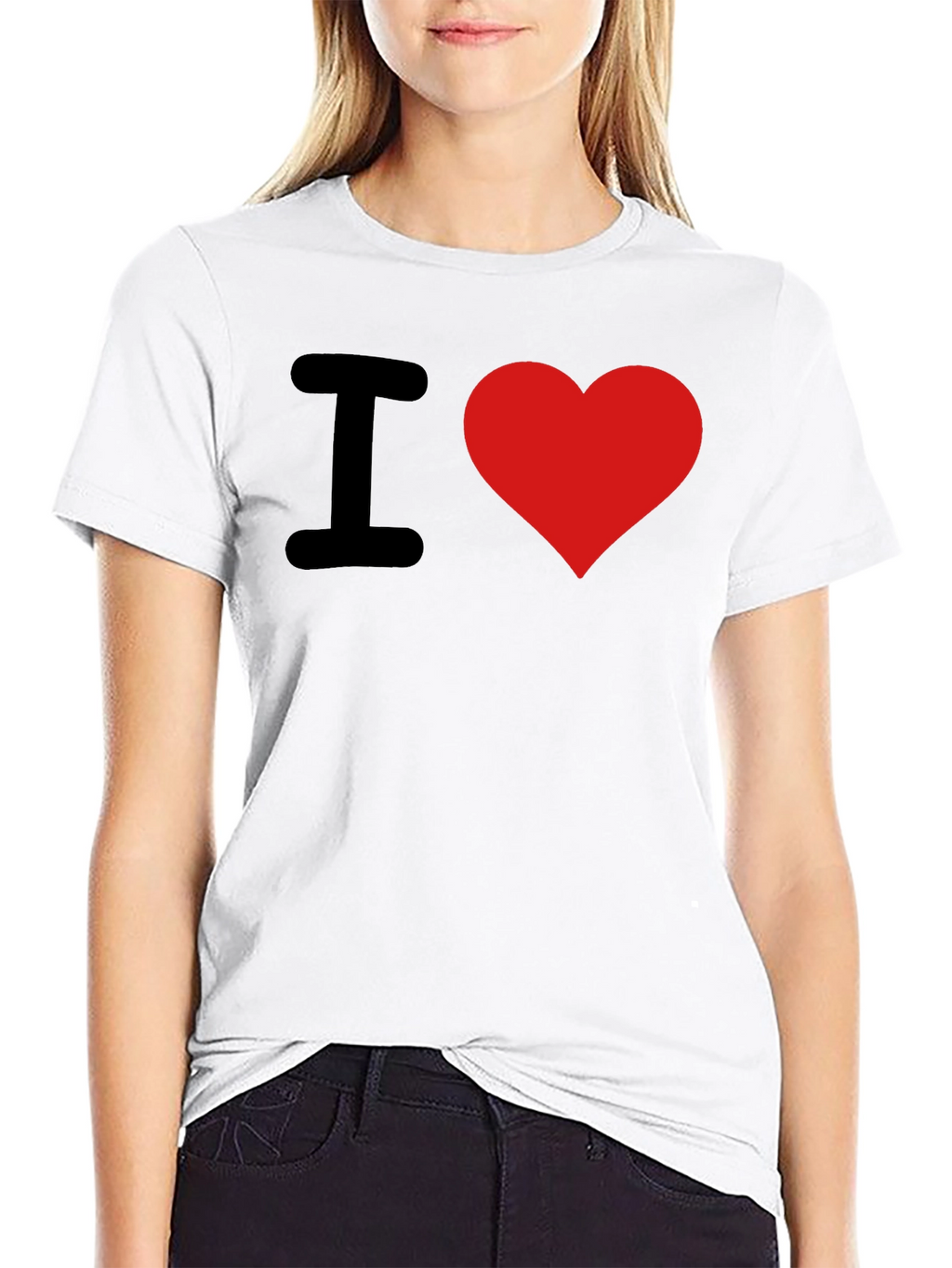 I Heart Graphic T-Shirt - Black