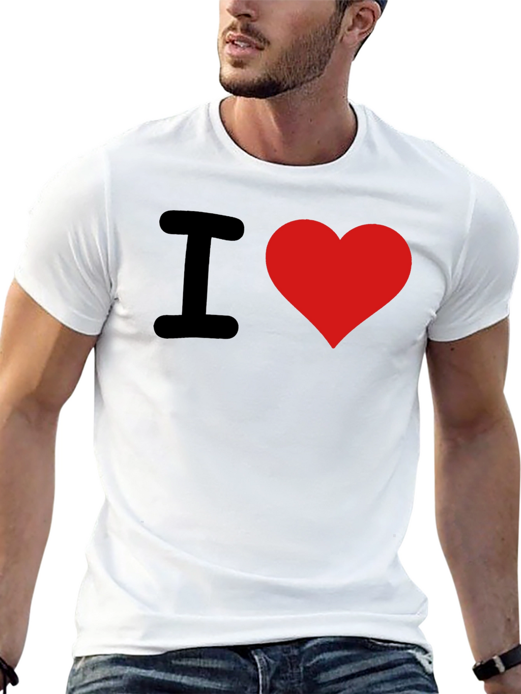 I Heart Graphic T-Shirt - Black