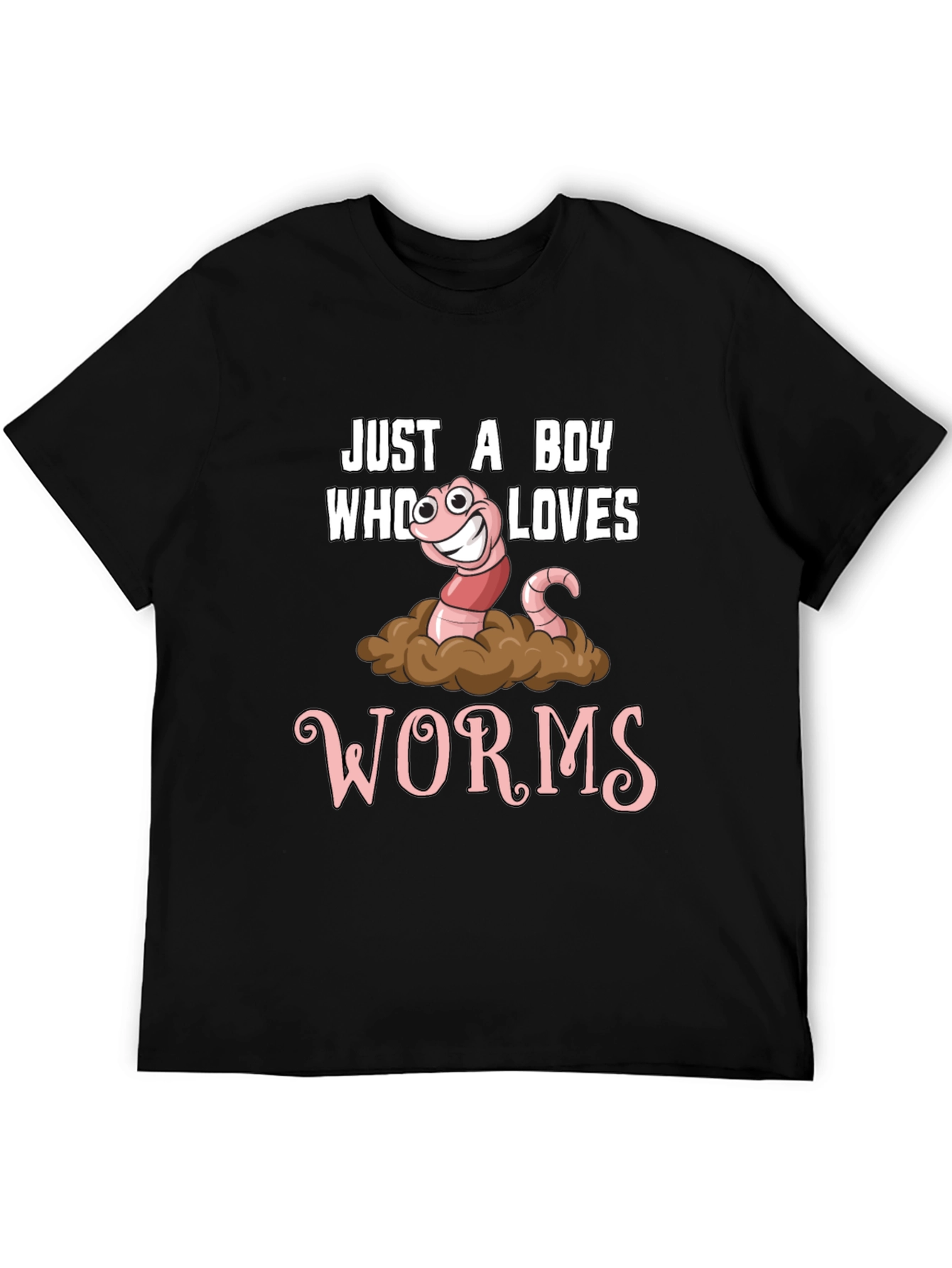 Just a Boy Who Loves Worms Graphic Tee