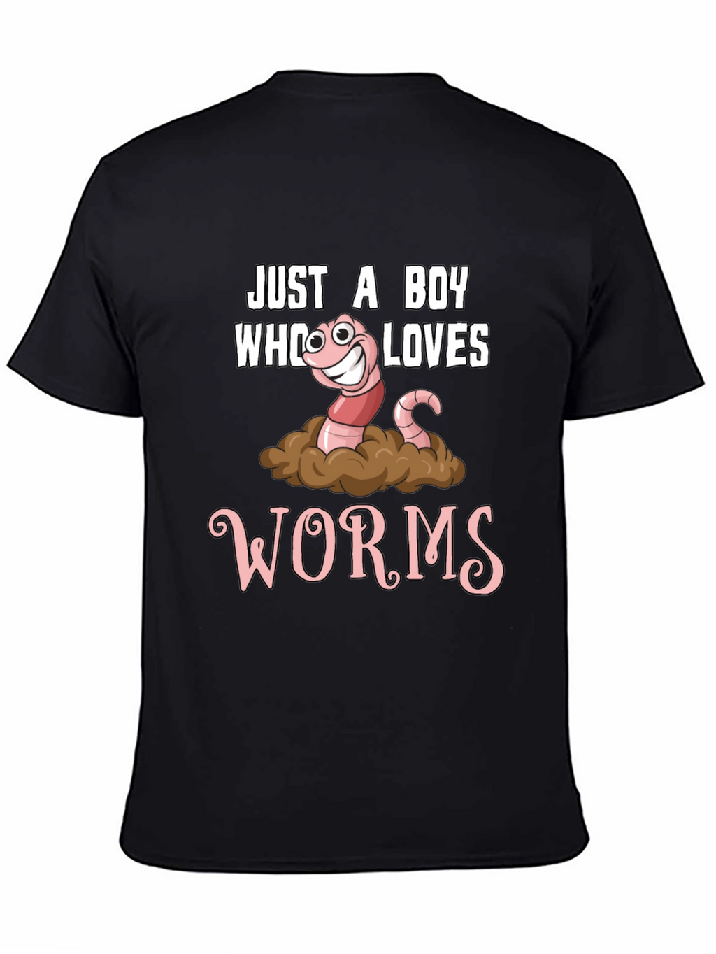 Just a Boy Who Loves Worms Graphic Tee