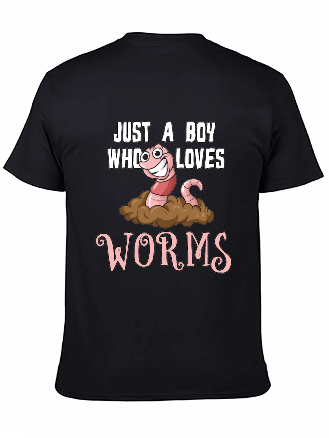 Just a Boy Who Loves Worms Graphic Tee