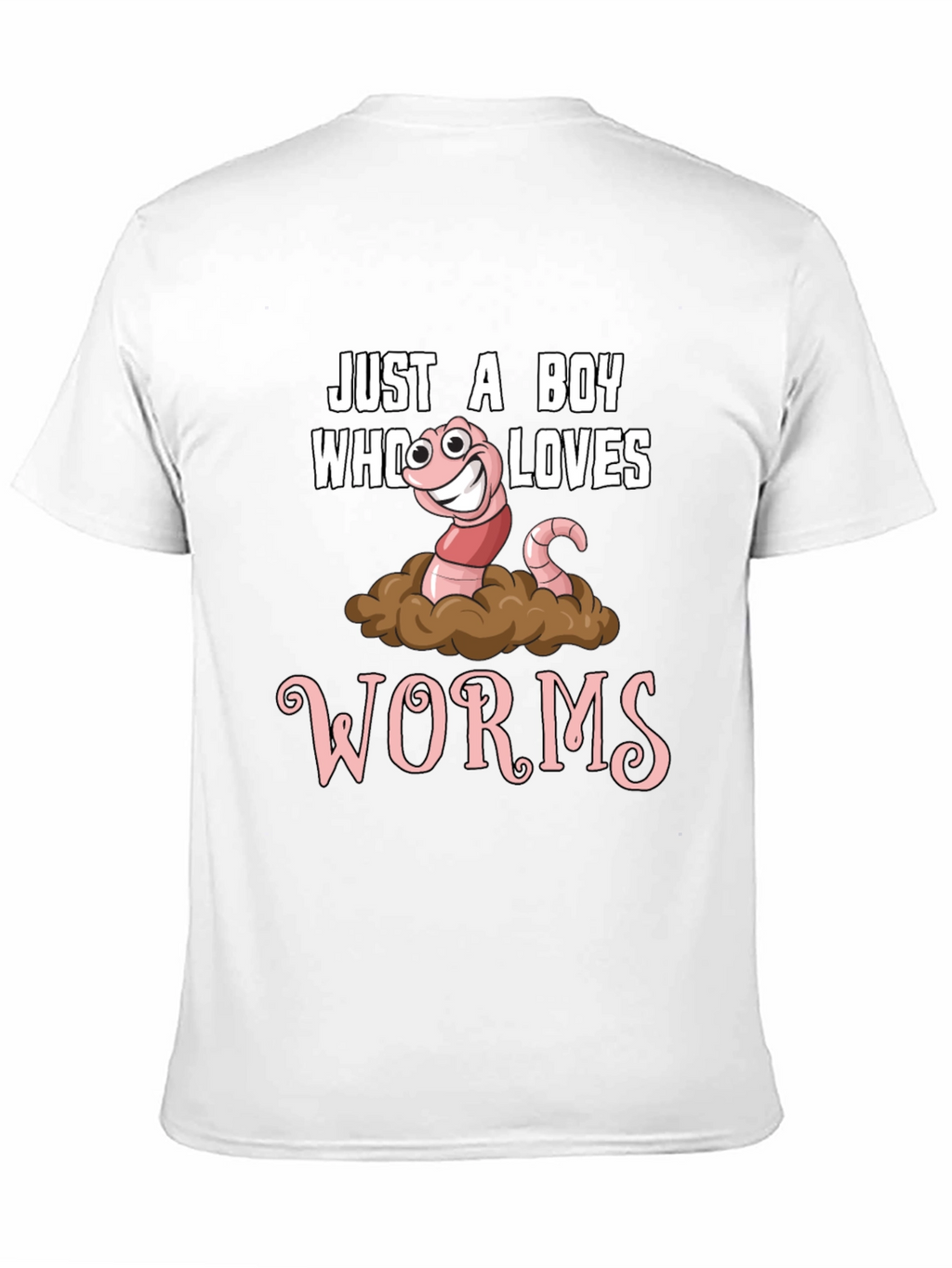 Just a Boy Who Loves Worms Graphic Tee